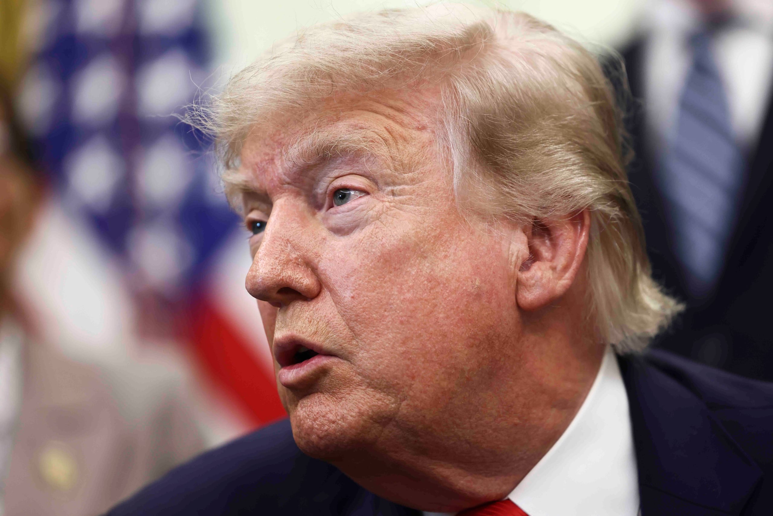 El presidente de Donald Trump. (EFE/EPA/JIM LO SCALZO/POOL)