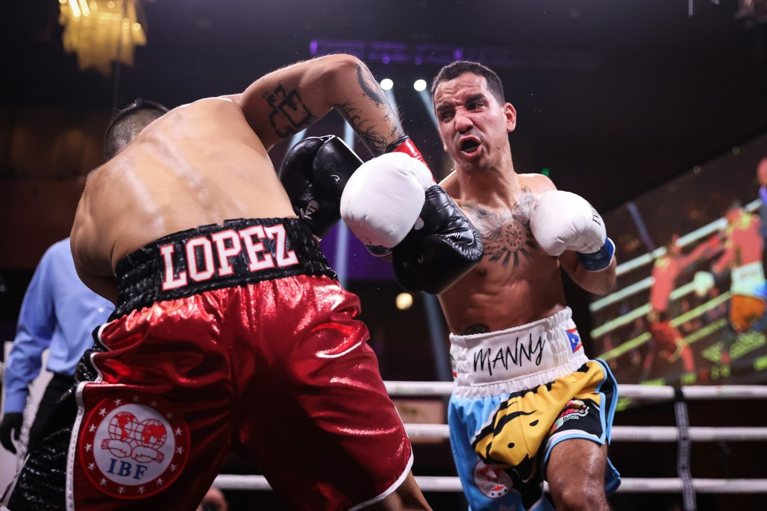 Emmanuel "Manny" Rodríguez conquistó el cinturón de la FIB en las 118 libras cuando derrotó a Melvin López.