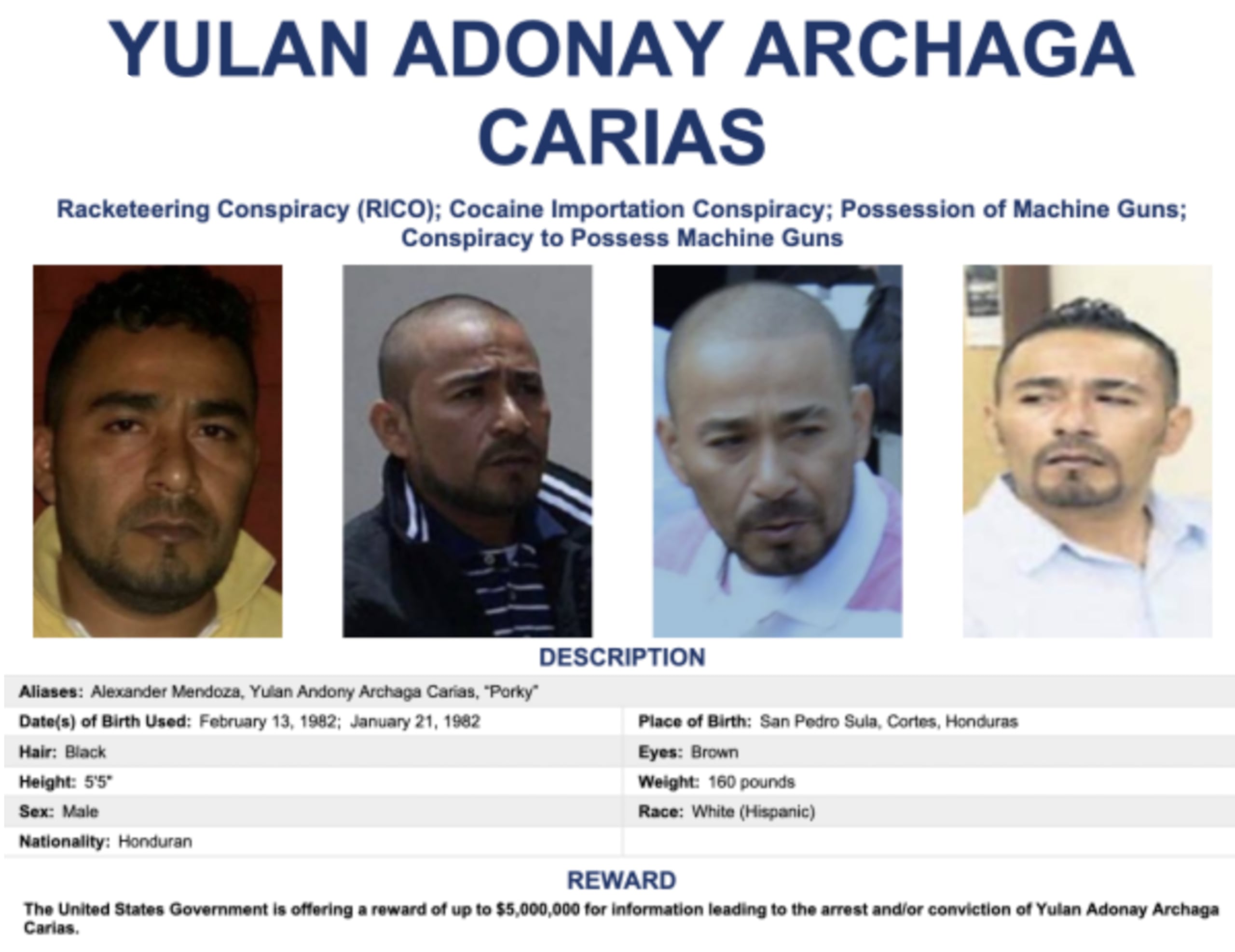 Yulan Adonay Archaga Carías.