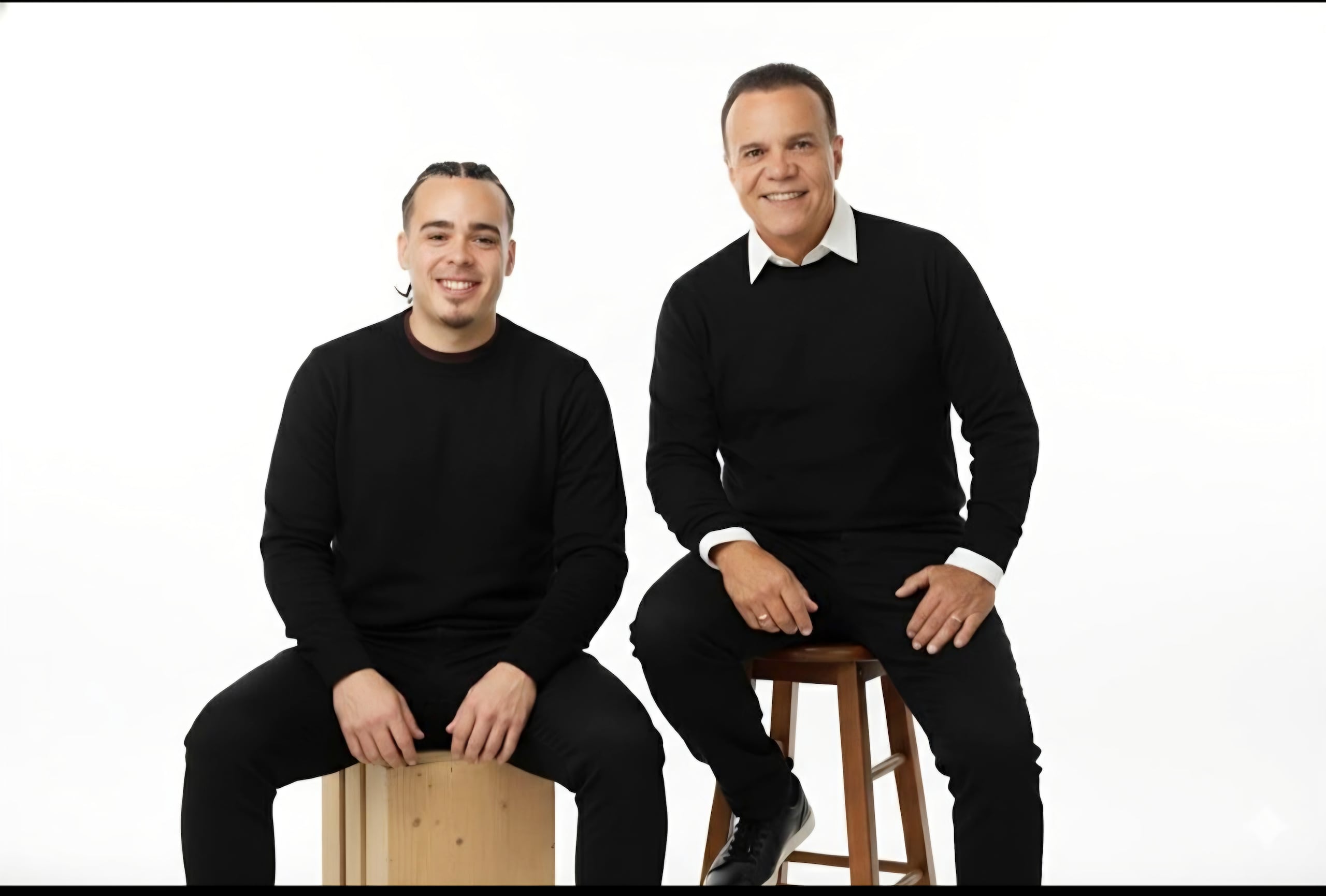 Carlos D’ Castro y su padre, Alex D' Castro