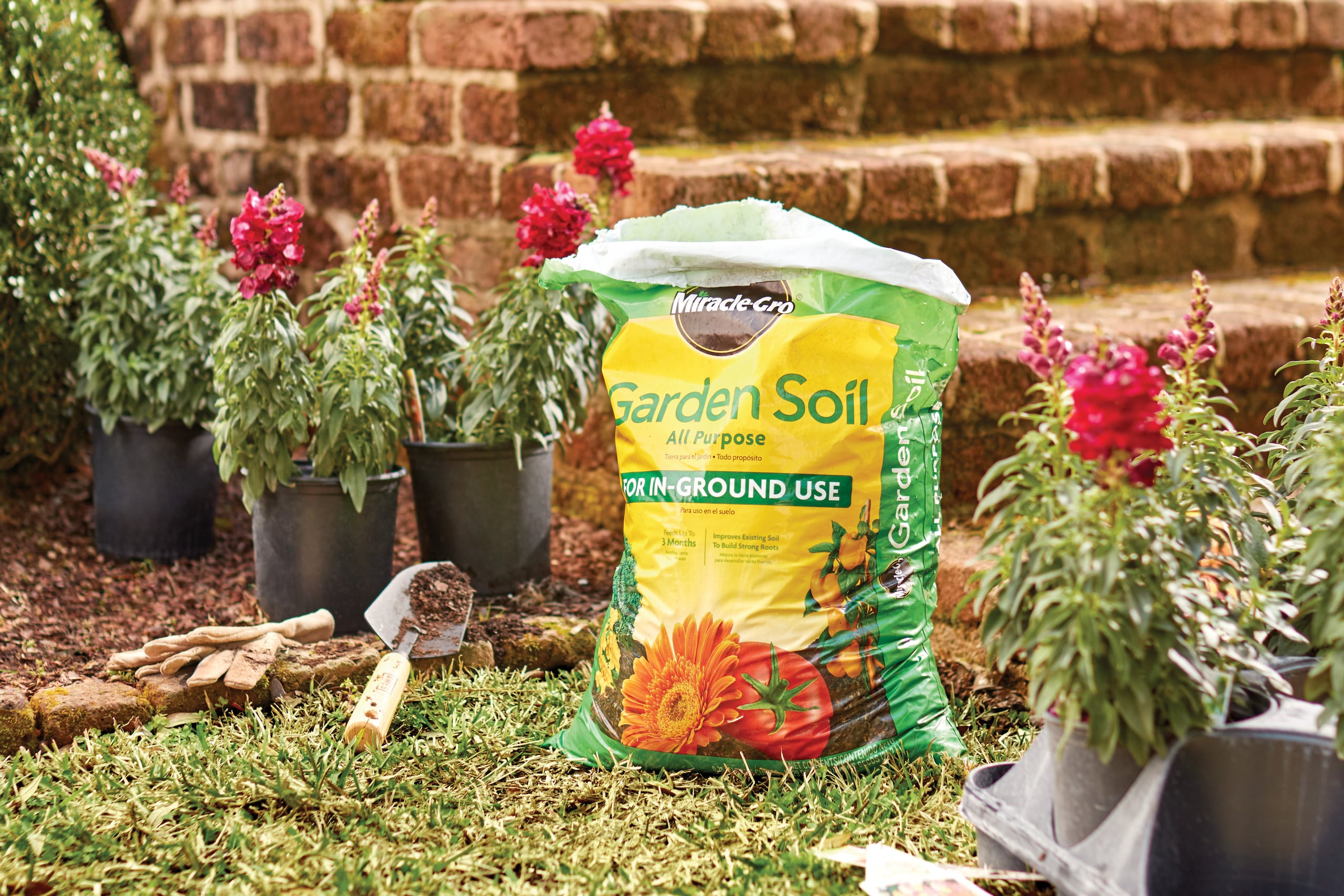 La base de todo gran jardín empieza aquí. Con Miracle-Gro Garden Soil, prepara la tierra, nutre desde la raíz y dale a tus plantas el comienzo que necesitan para crecer fuertes y saludables.