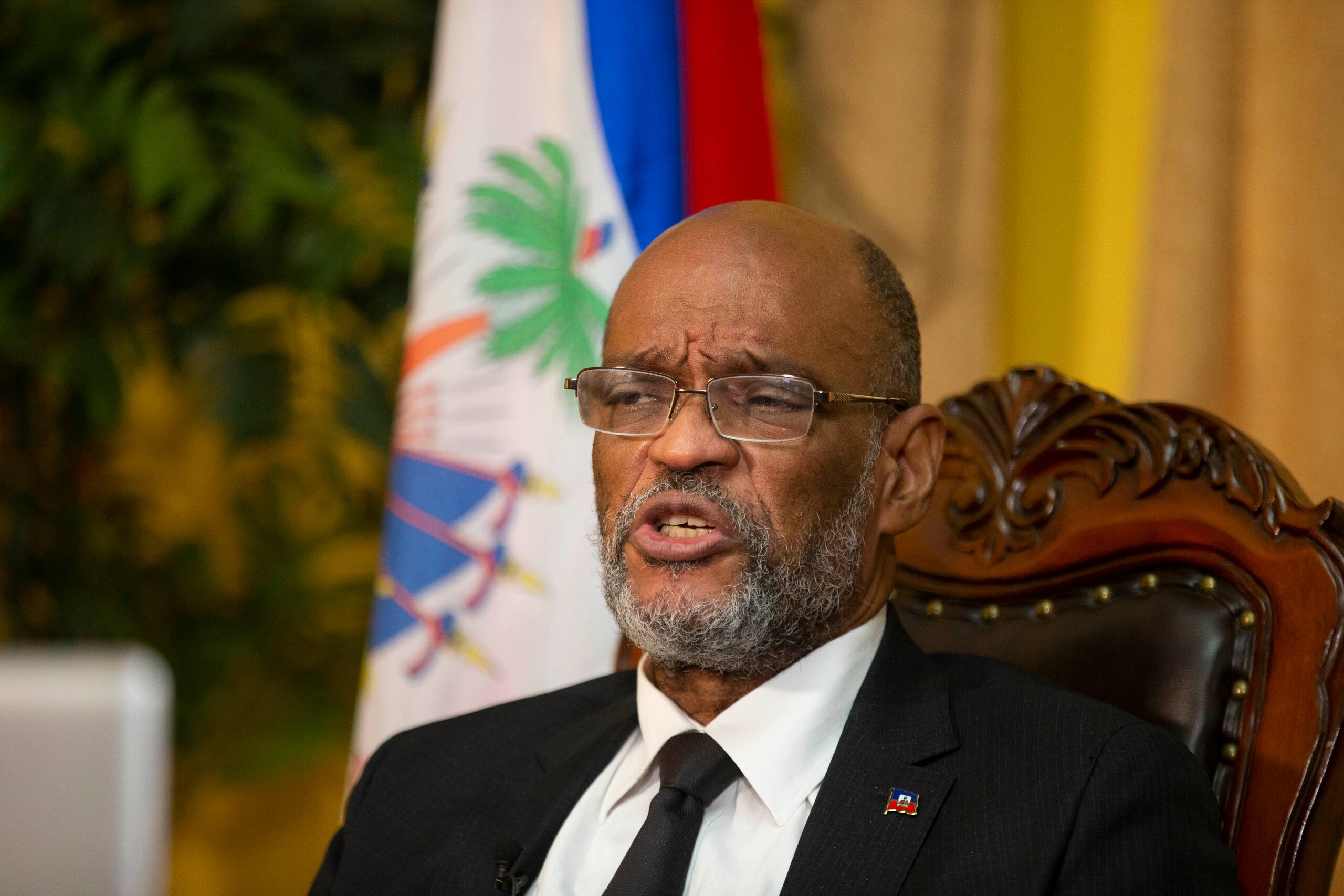 El primer ministro haitiano Ariel Henry (AP Foto/Odelyn Joseph, archivo)