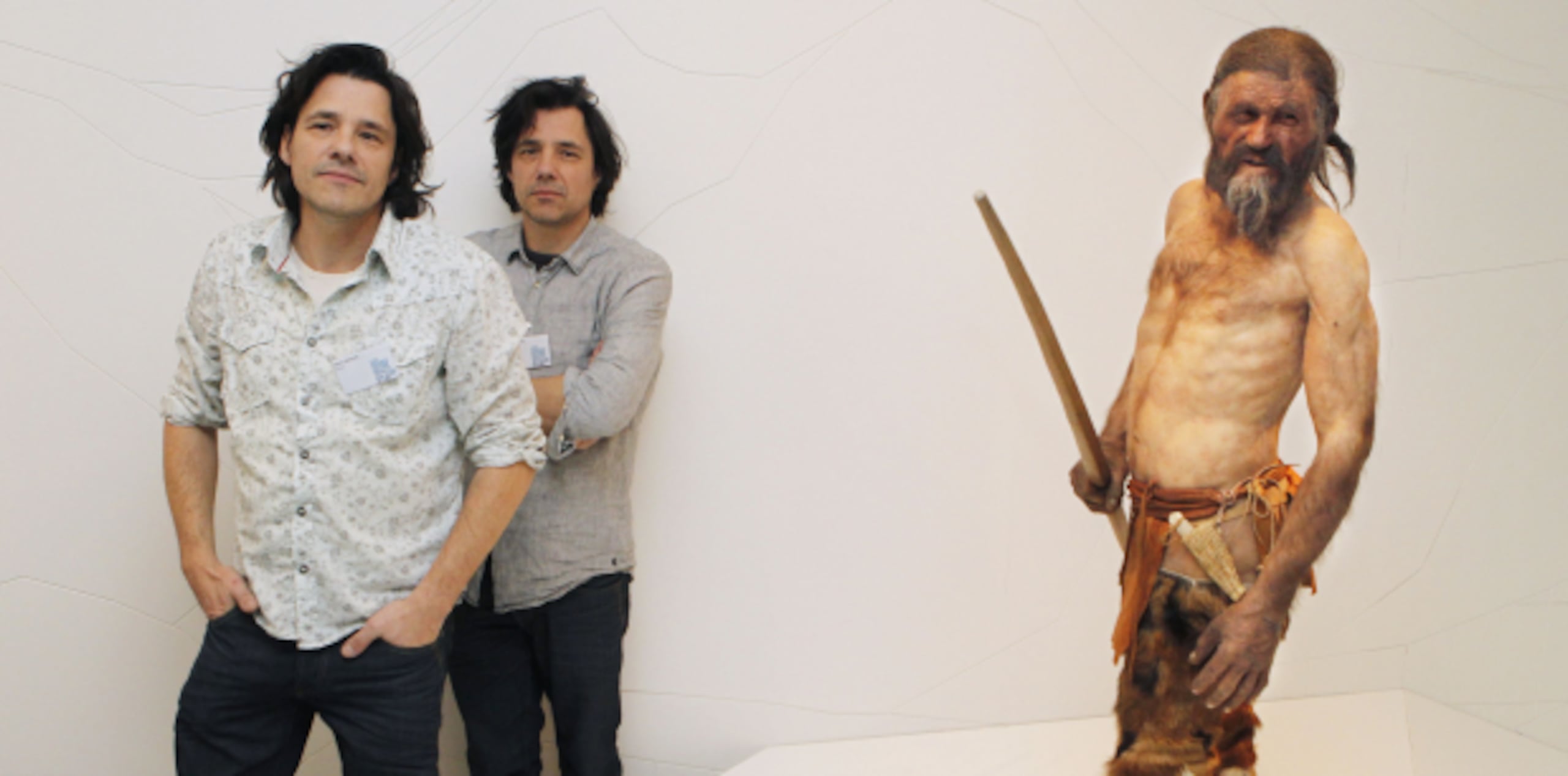 Adrie Kennis y Alfons Kennis estuvieron a cargo de la reconstrucción de Ötzi. (Archivo)