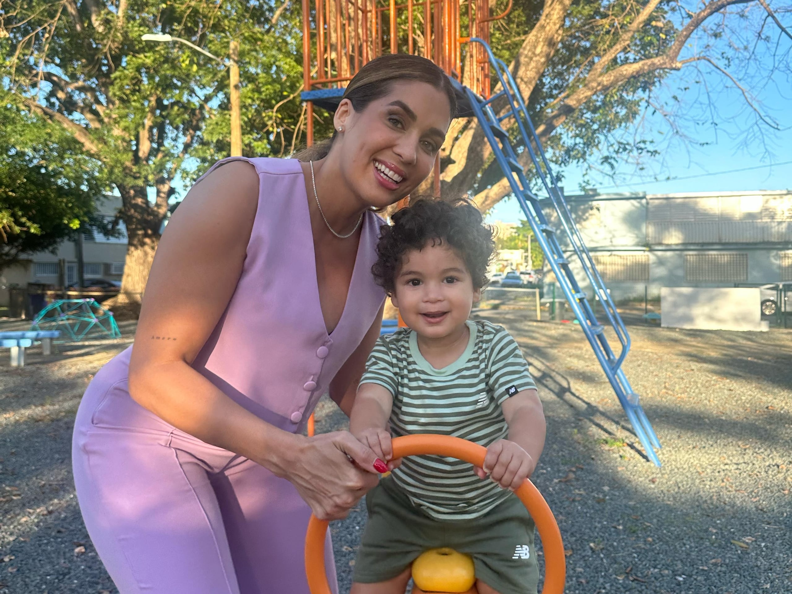 Chanty Vargas muestra su entusiasmo por el evento que creó antes del nacimiento de su hijo, Milo.