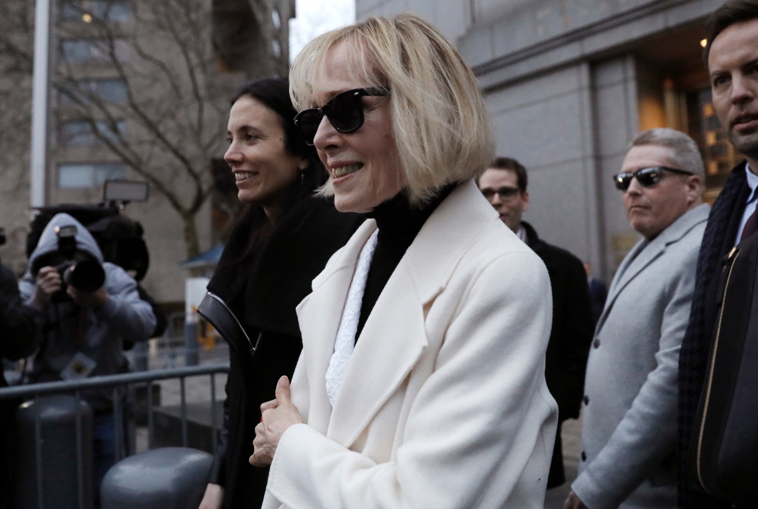 La escritora Jean E. Carroll. (EFE/EPA/Peter Foley)