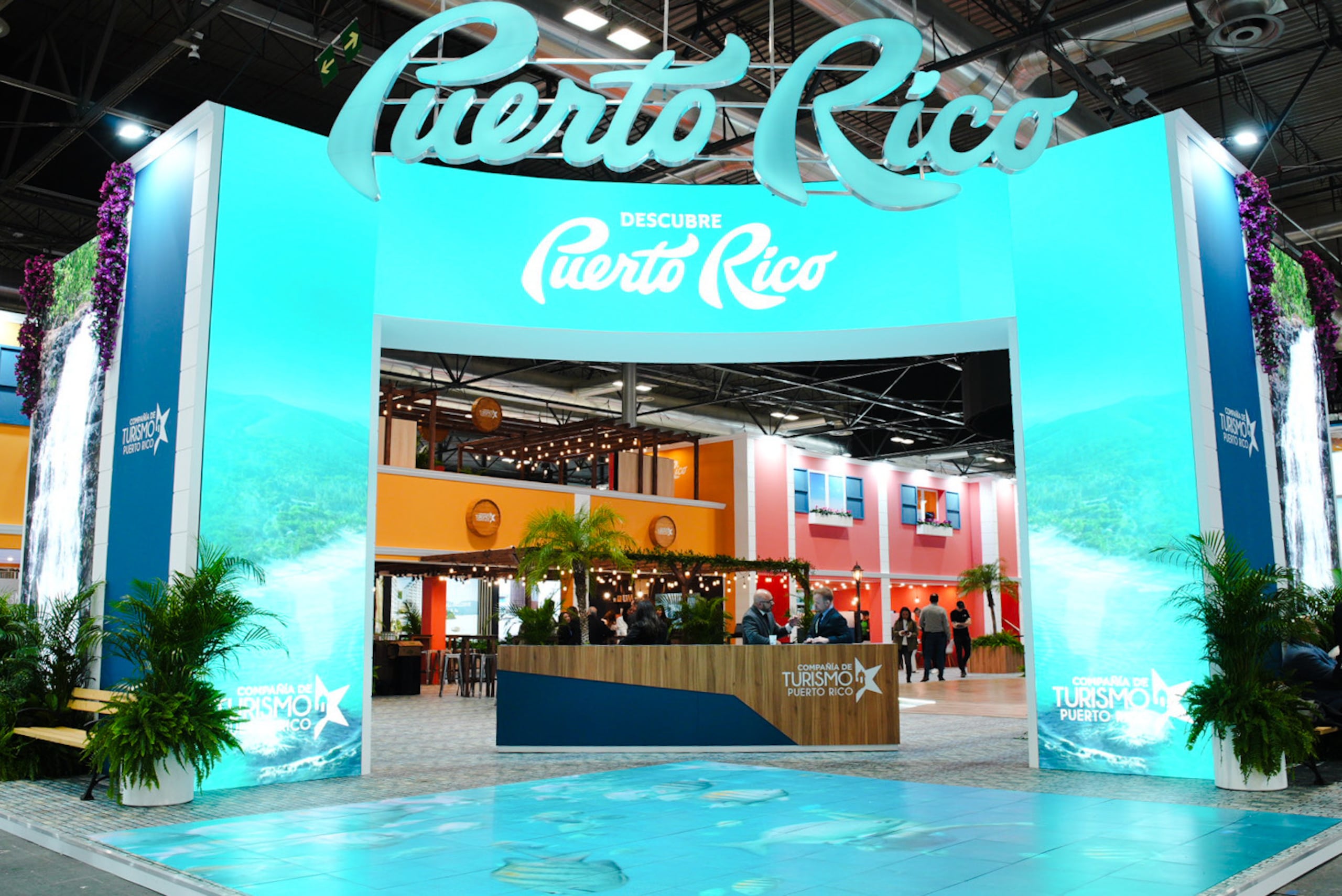 Exhibidor de Puerto Rico en la Feria Internacional de Turismo 2025.