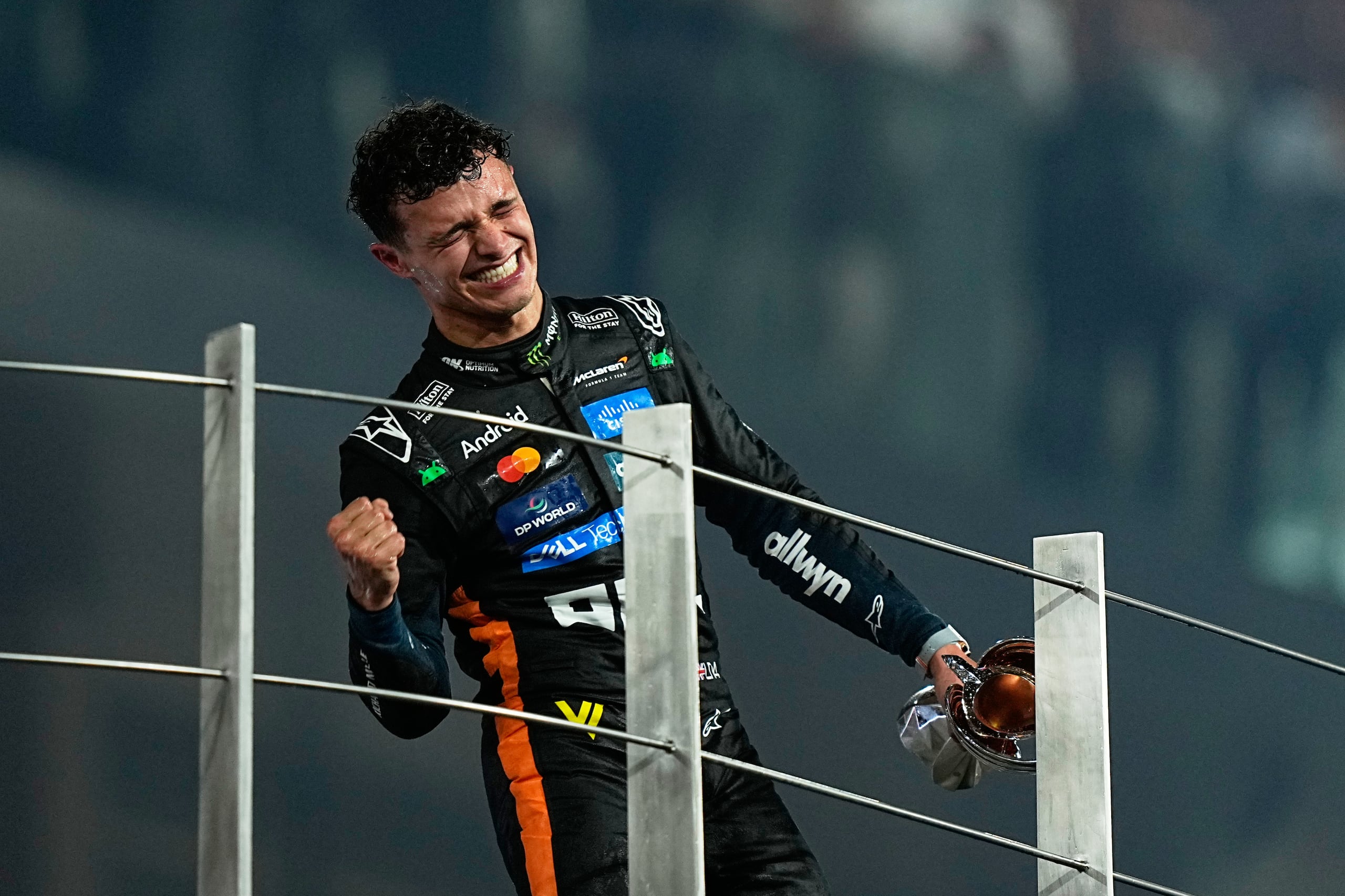 El campeón de la F1, Lando Norris.