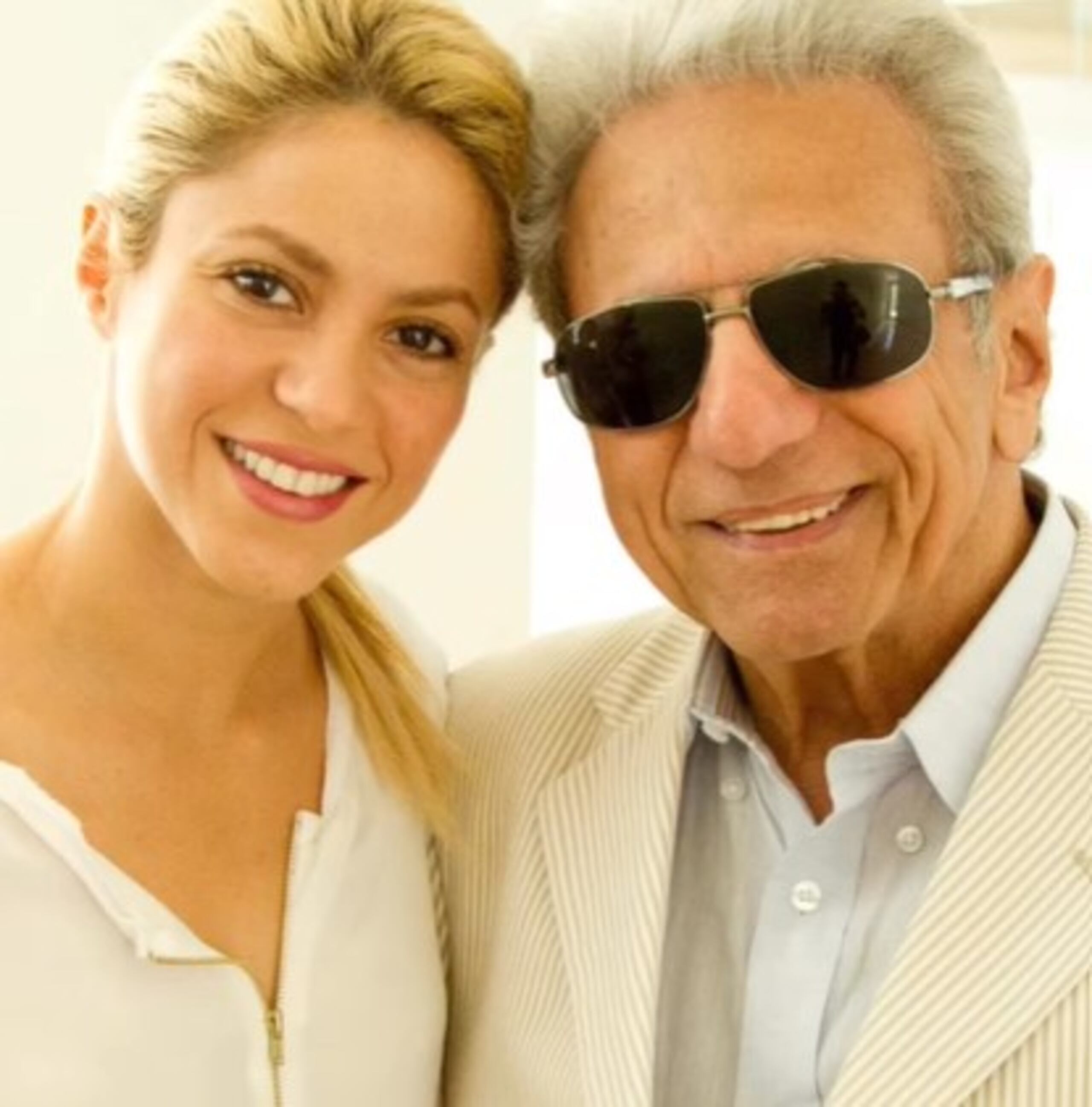 Shakira y su papá William