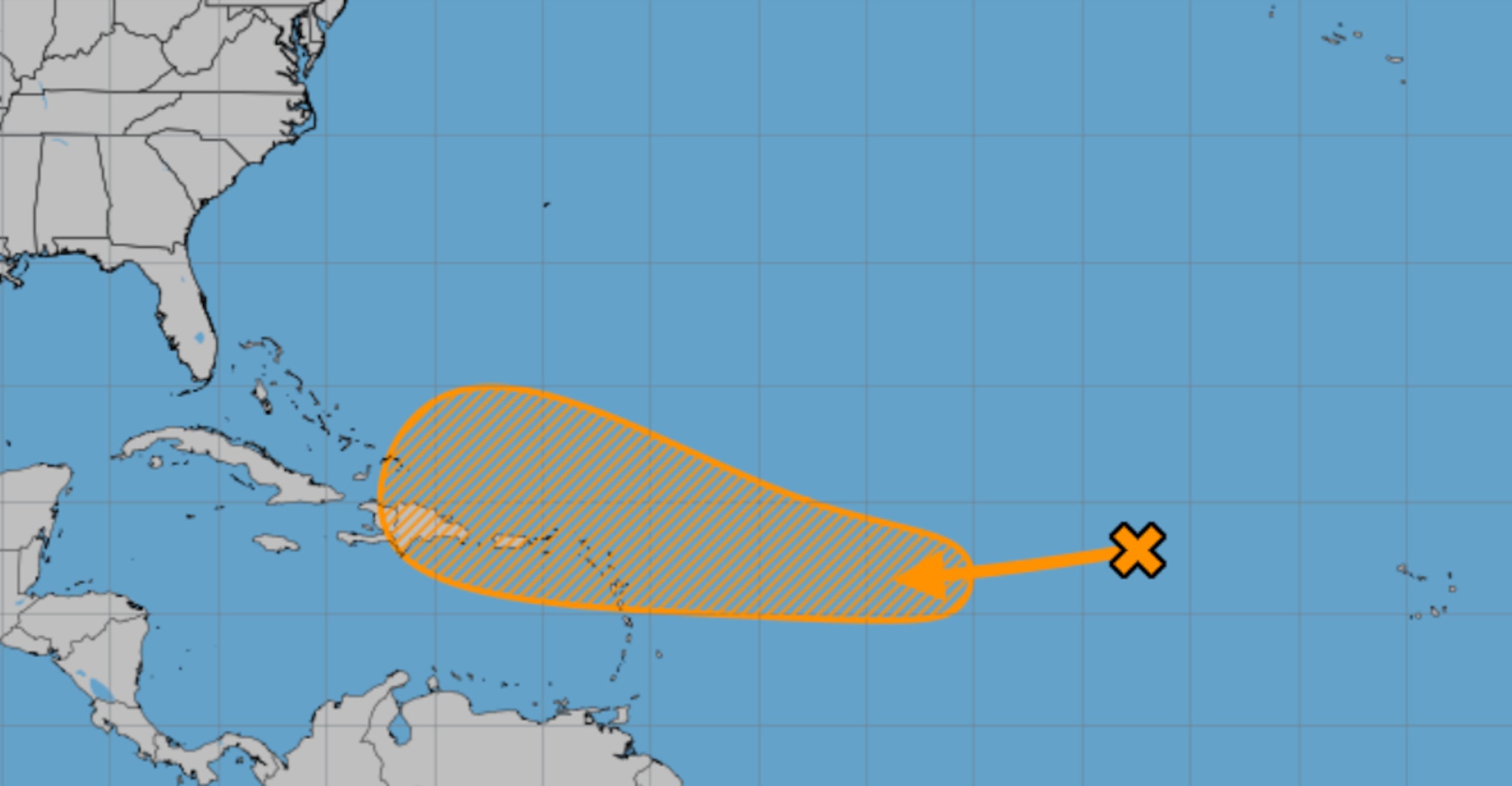 Onda tropical que vigila el Centro Nacional de Huracanes con potencial de llegar al Caribe