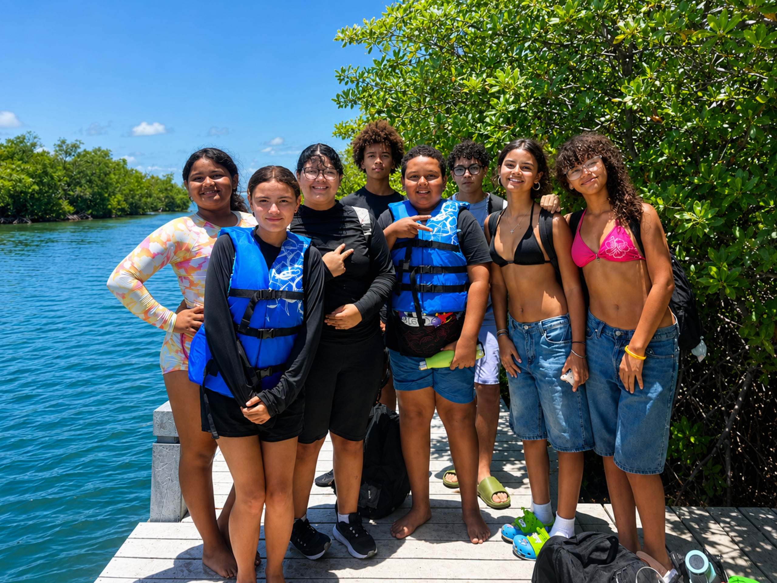 Visitaron Cayo Caribe.