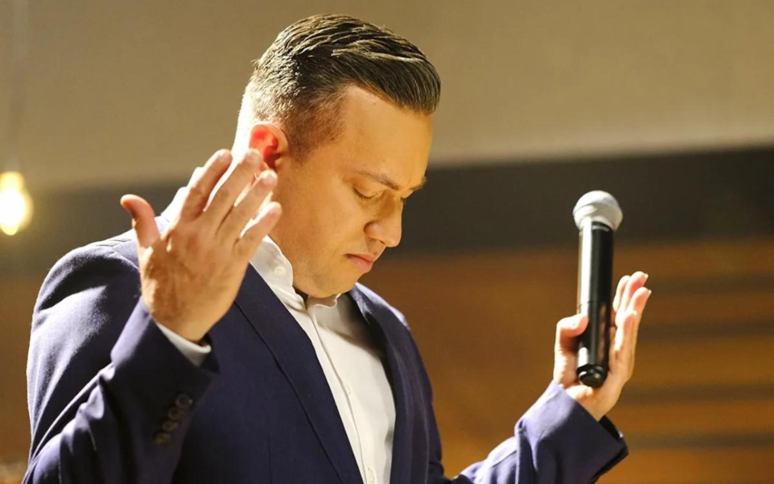 El cantante de música sacra, Samuel Hernández