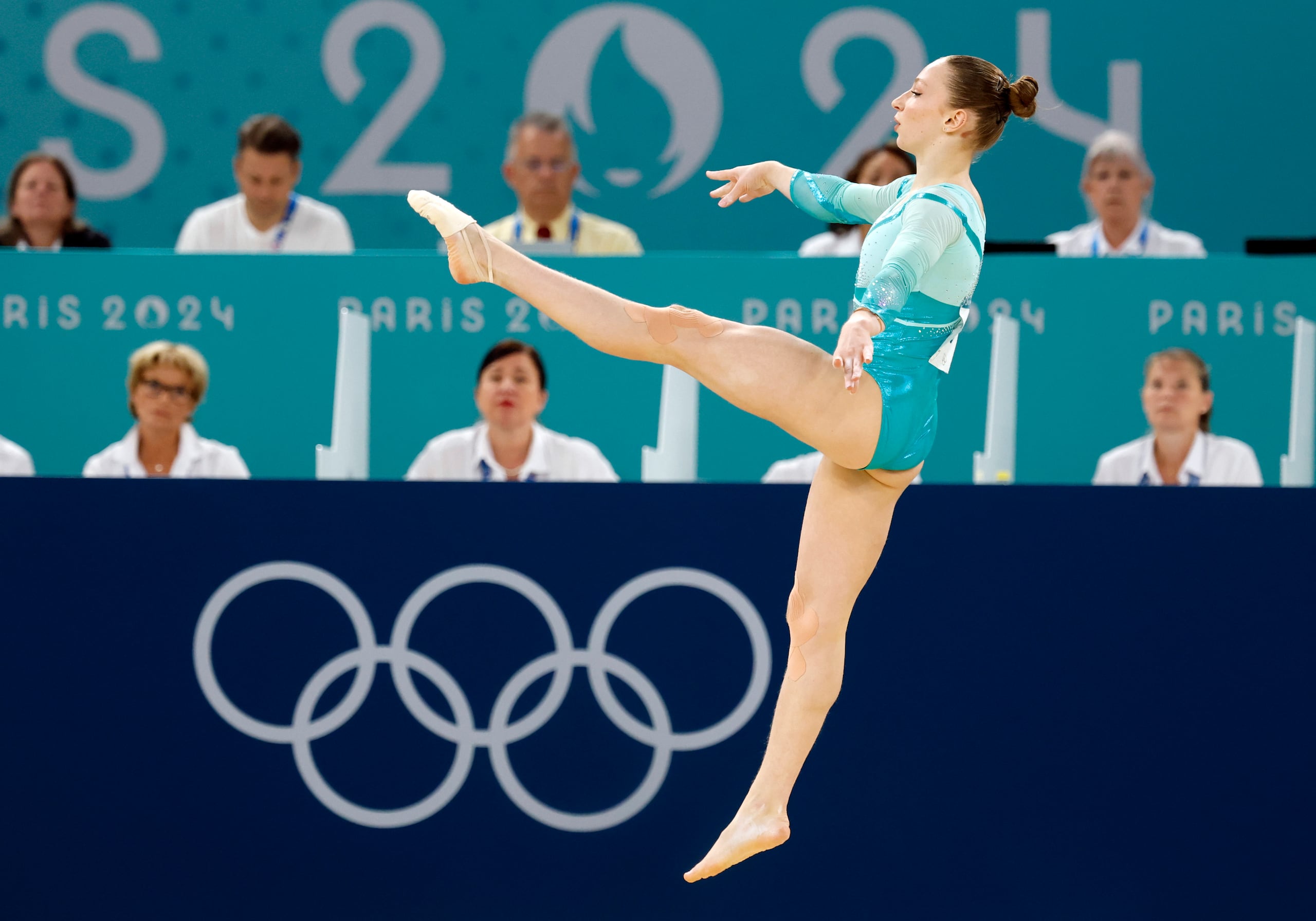 La gimnasta rumana Ana Barbosu.