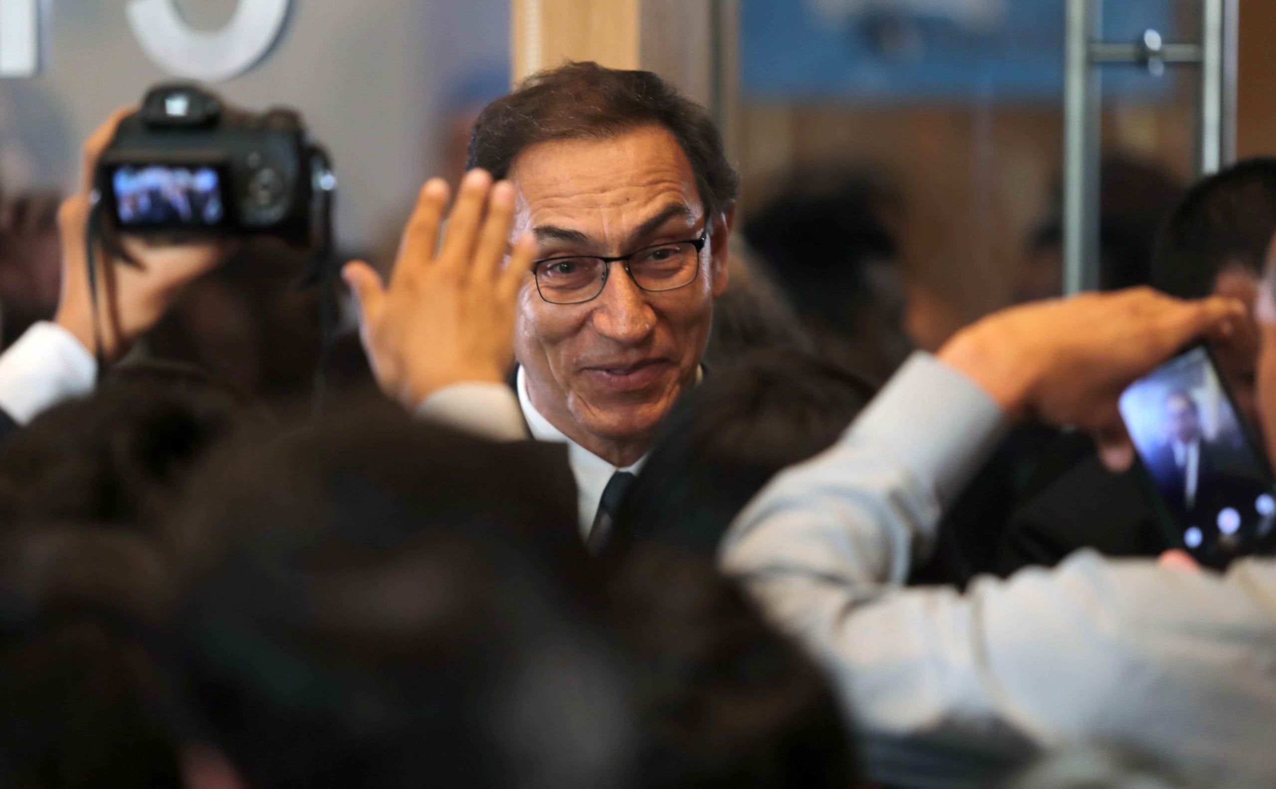 Martín Vizcarra es el actual presidente de Perú. (EFE / Ernesto Arias)