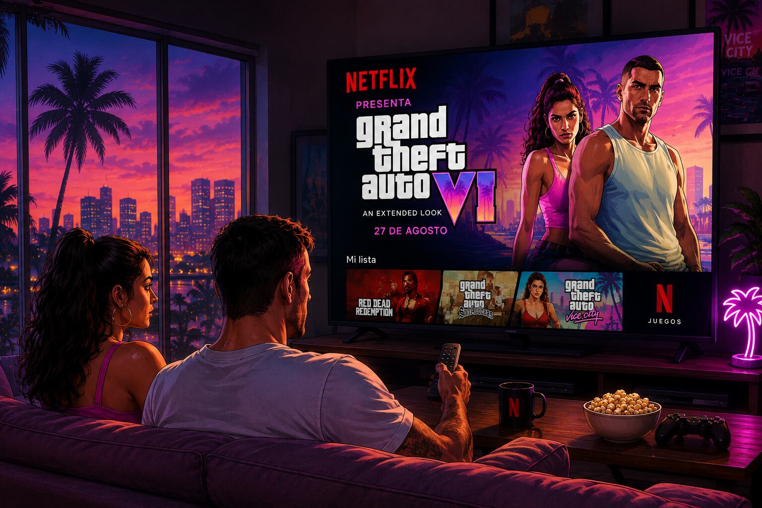 Imagen de la cobertura de: Netflix transmitirá una presentación exclusiva sobre Grand Theft Auto VI