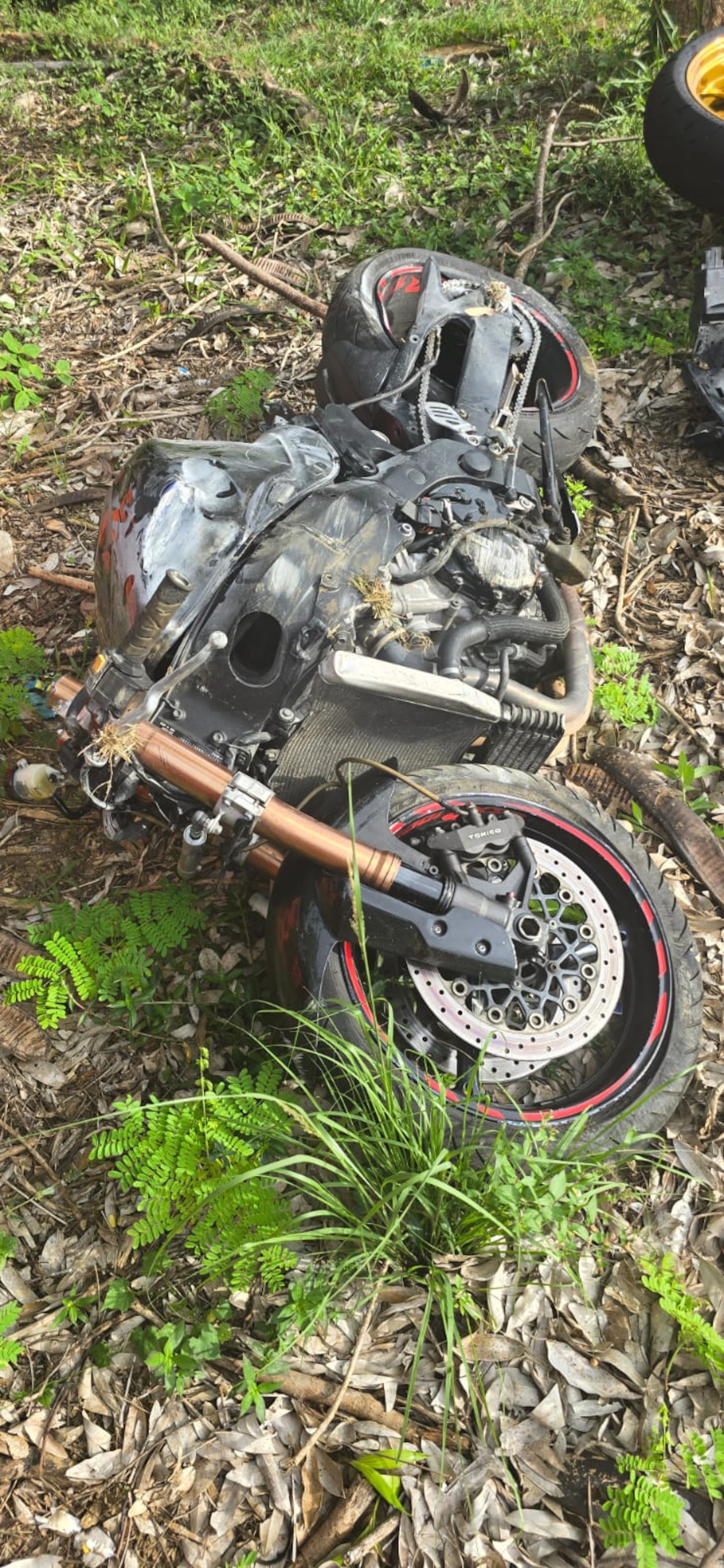 Motora involucrada en un accidente de carácter fatal ocurrido en la carretera PR-2, en Hatillo.