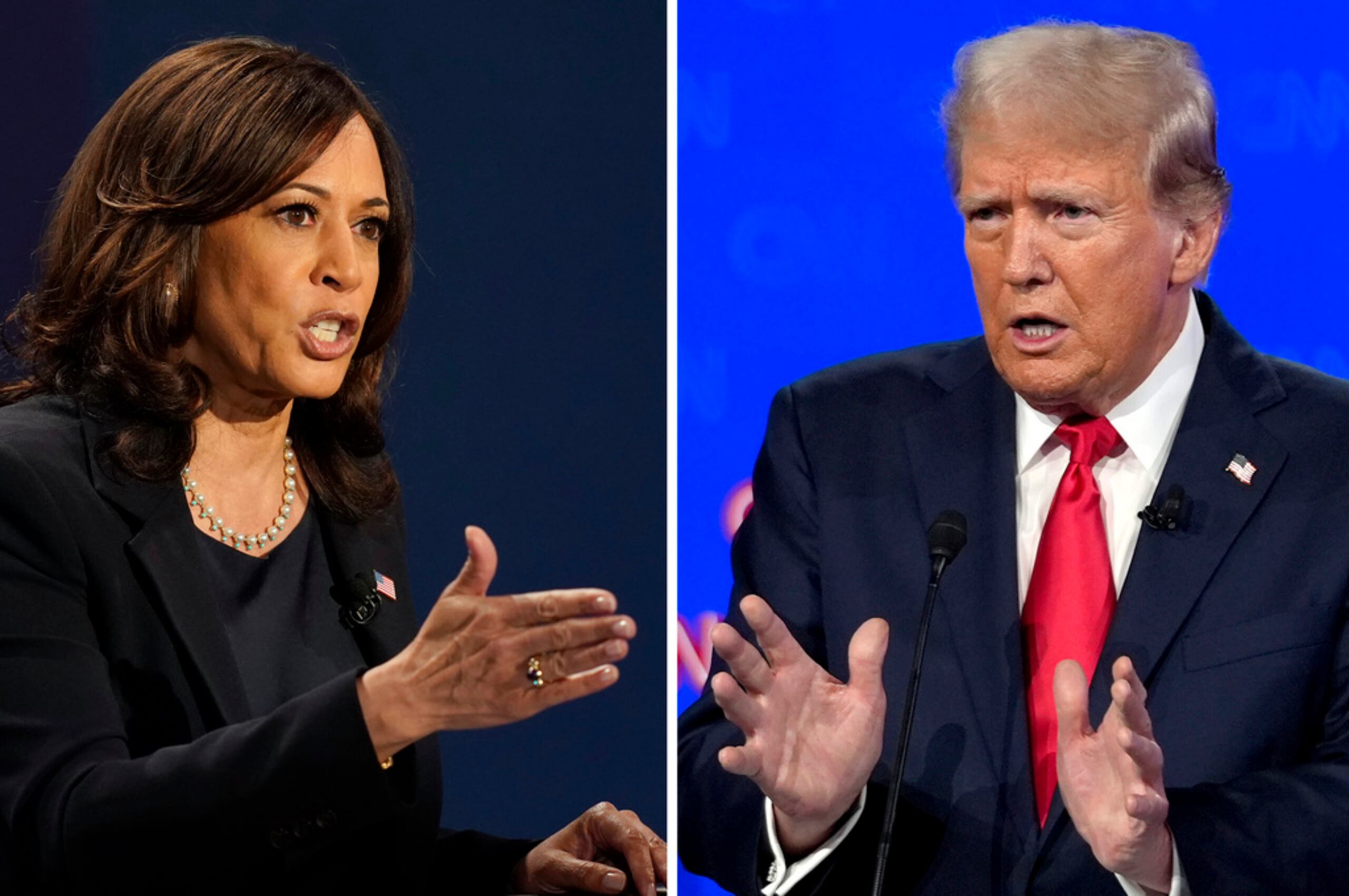 Harris también remontó 17 puntos en los votantes afroamericanos, que generalmente se consideran demócratas.