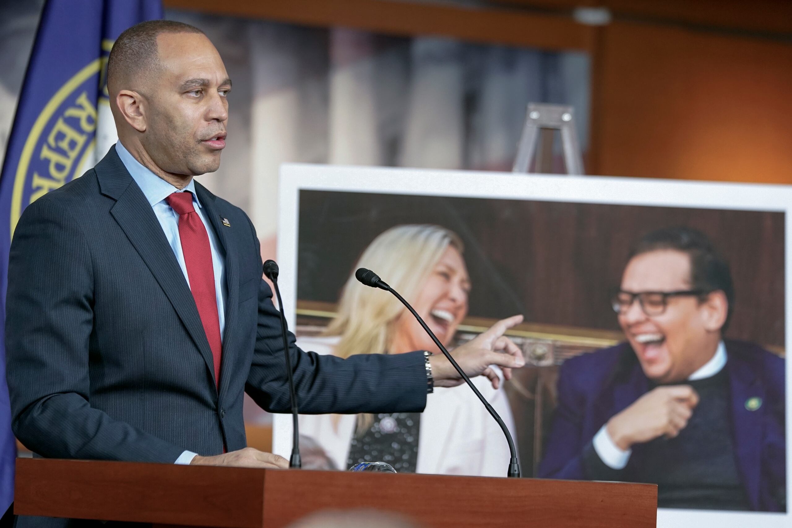 Hakeem Jeffries (AP Photo/Mariam Zuhaib)