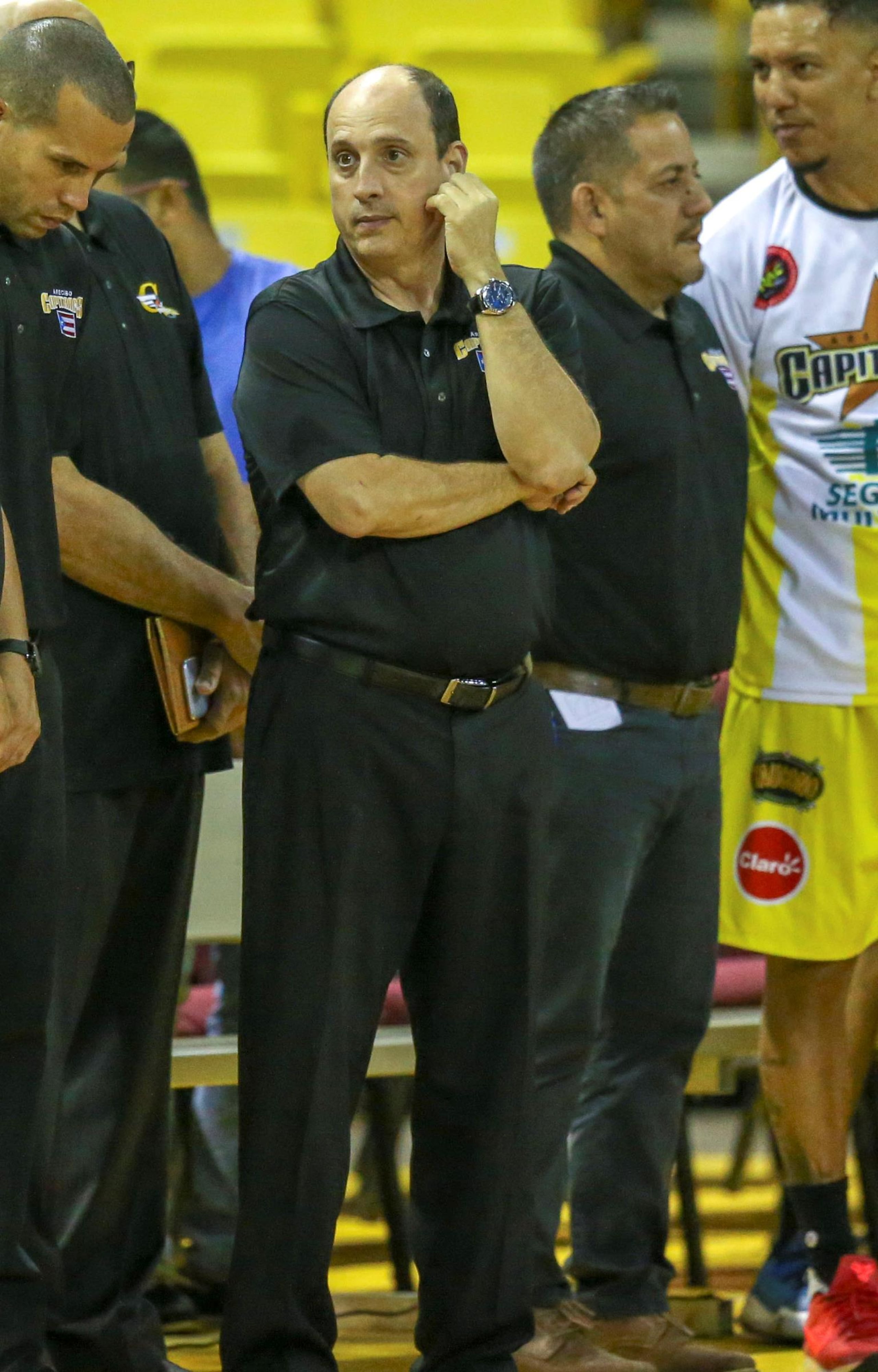 Gustavo Cañas, asistente técnico de los Capitanes de Arecibo y presidente de la Asociación de Entrenadores.