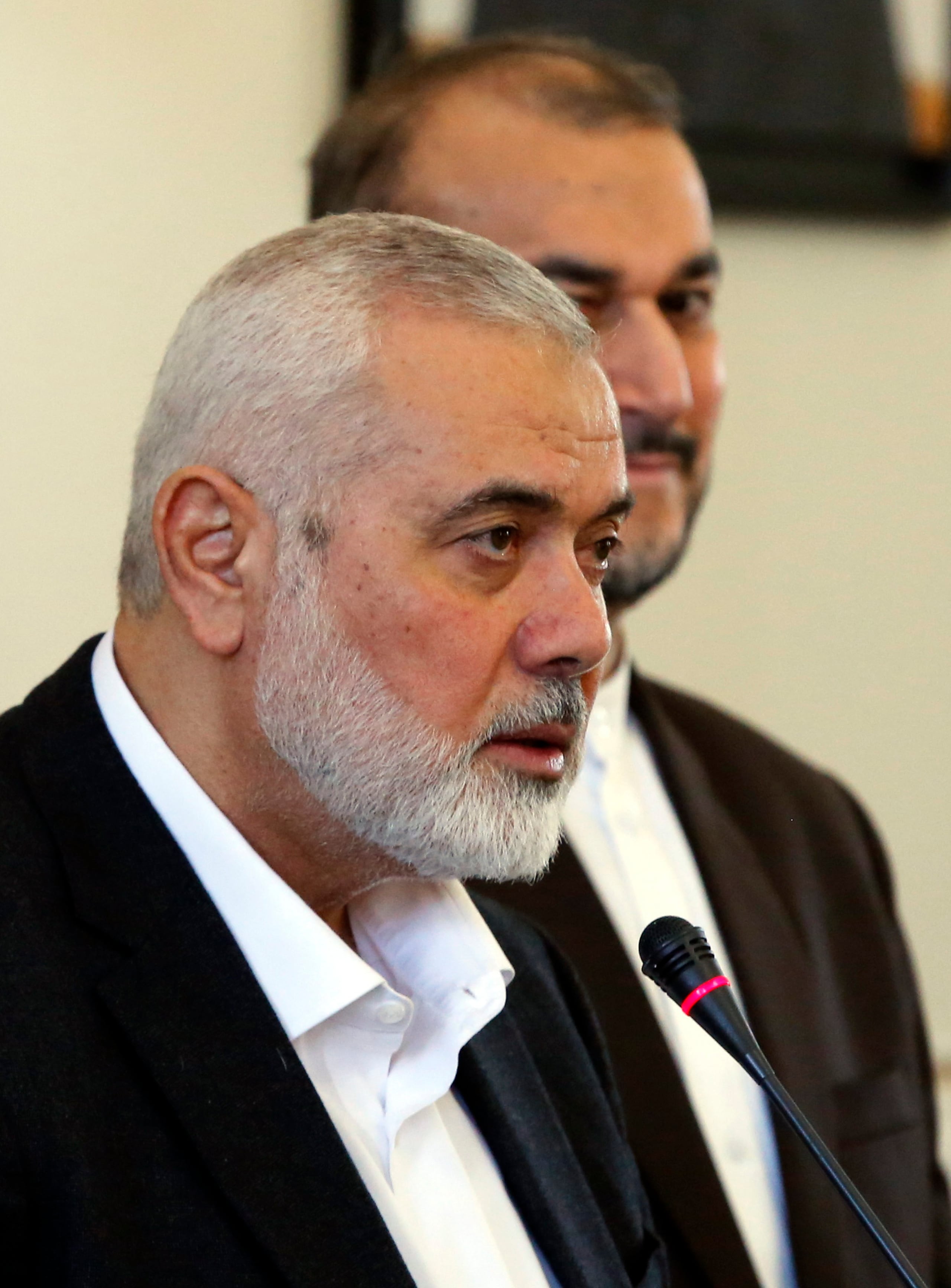 El líder político de Hamás, Ismail Haniyeh.
(EFE/EPA/ABEDIN TAHERKENAREH)