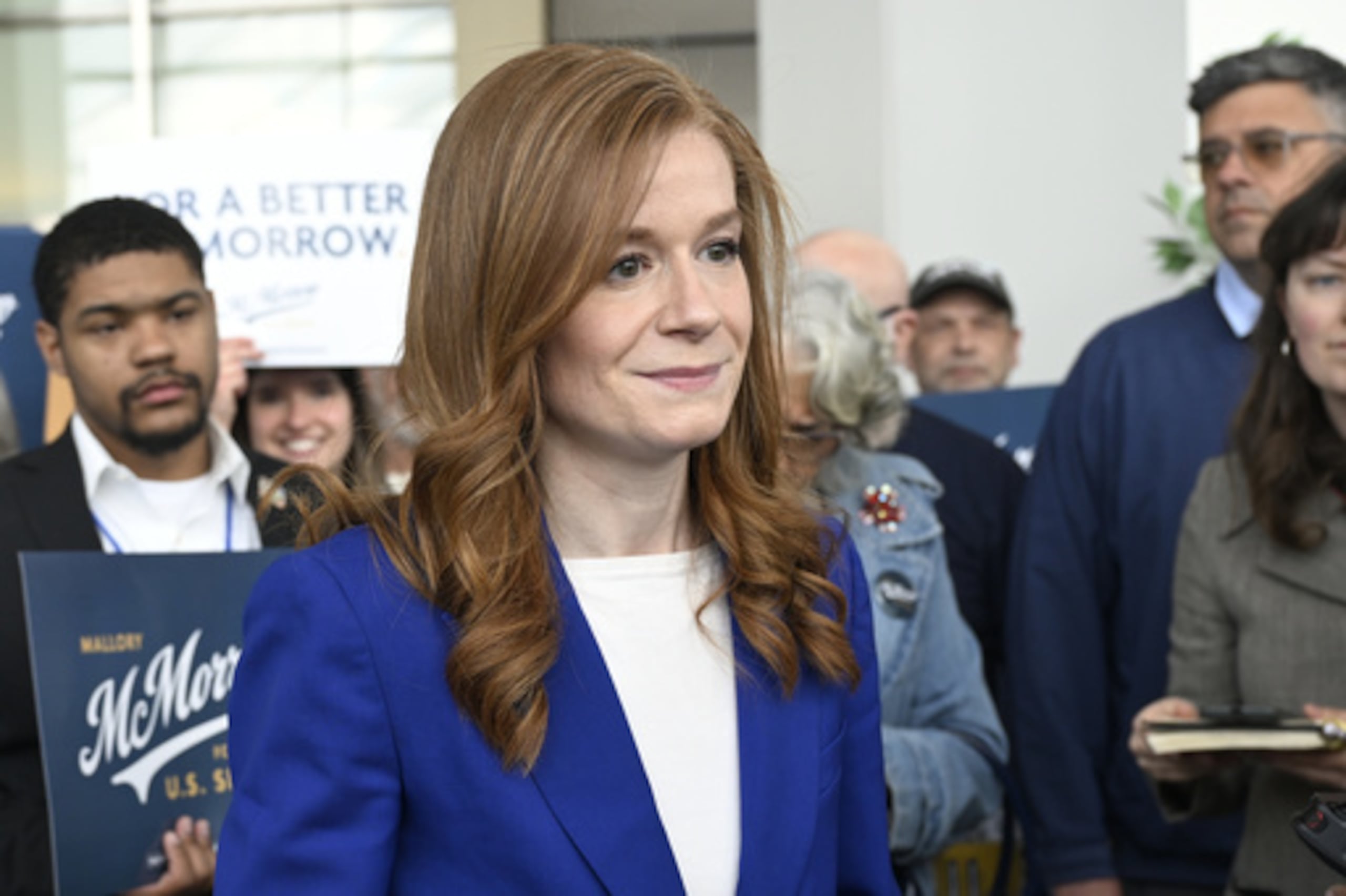 La senadora estatal de Míchigan Mallory McMorrow.