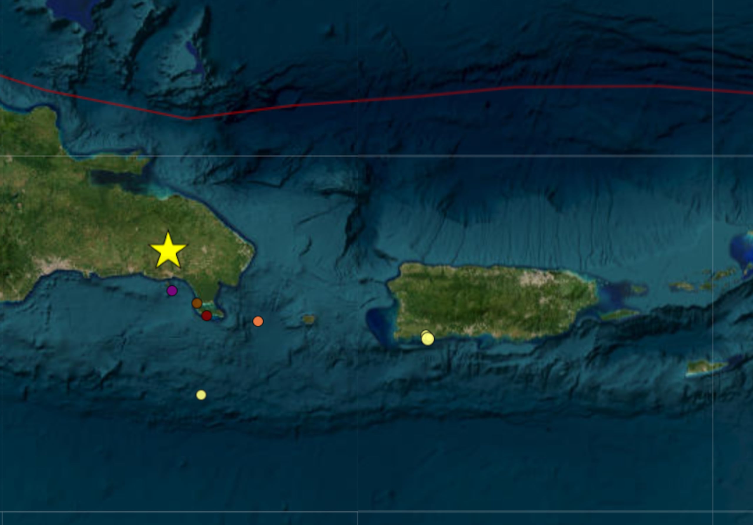 Sismo reportado en la tarde del domingo 27 de septiembre.