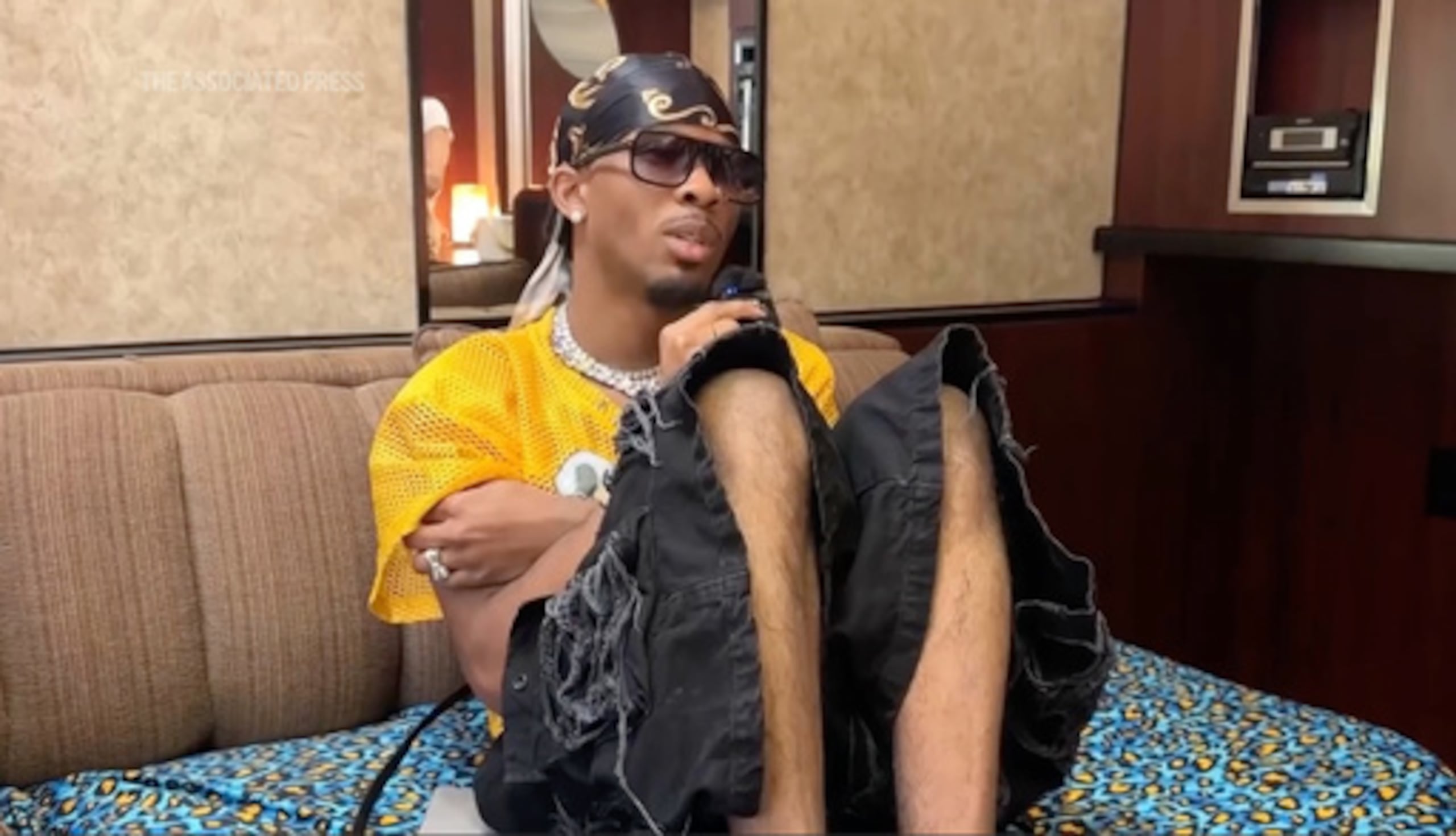 El cantautor David Burke, alias D4vd.