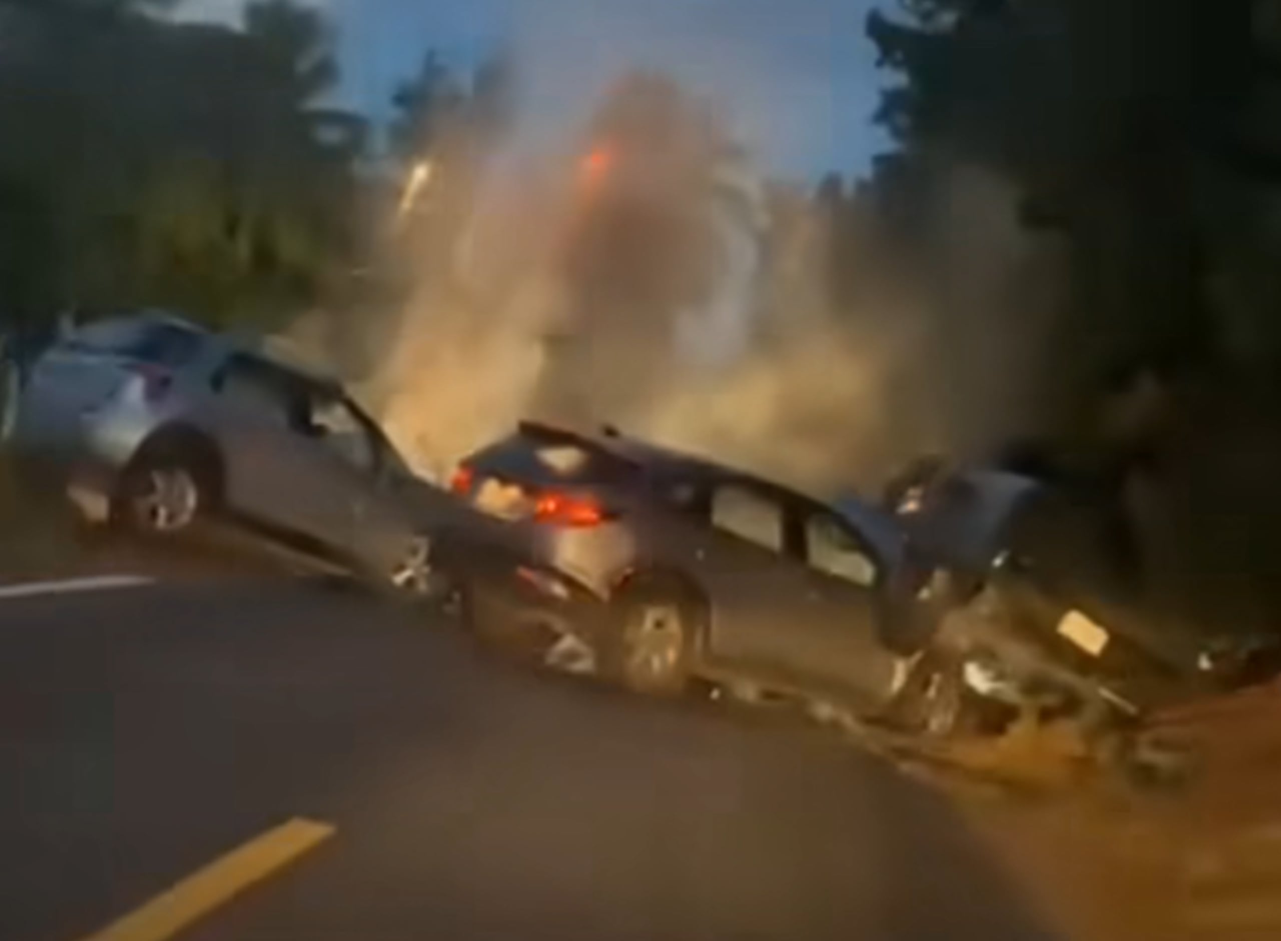 Accidente en Piñones.