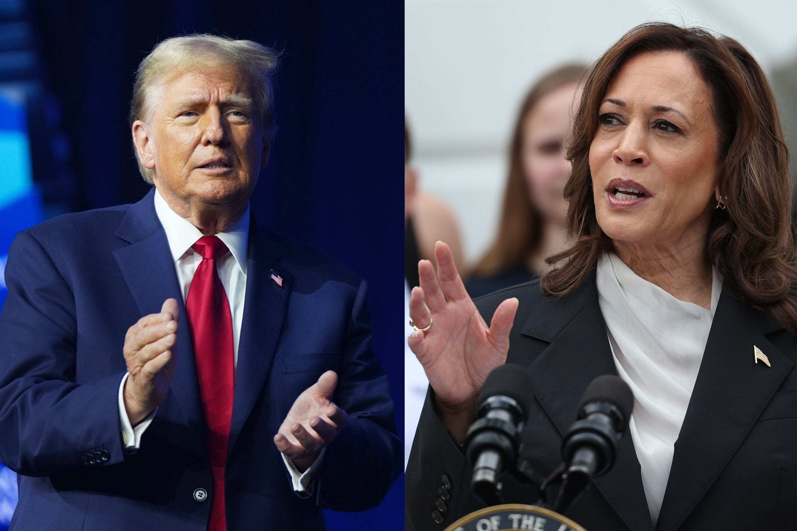Trump se reincorpora al debate de ABC días después de publicar en su red social que no aparecería en dicha cadena de televisión, citando una demanda que ha interpuesto en su contra.