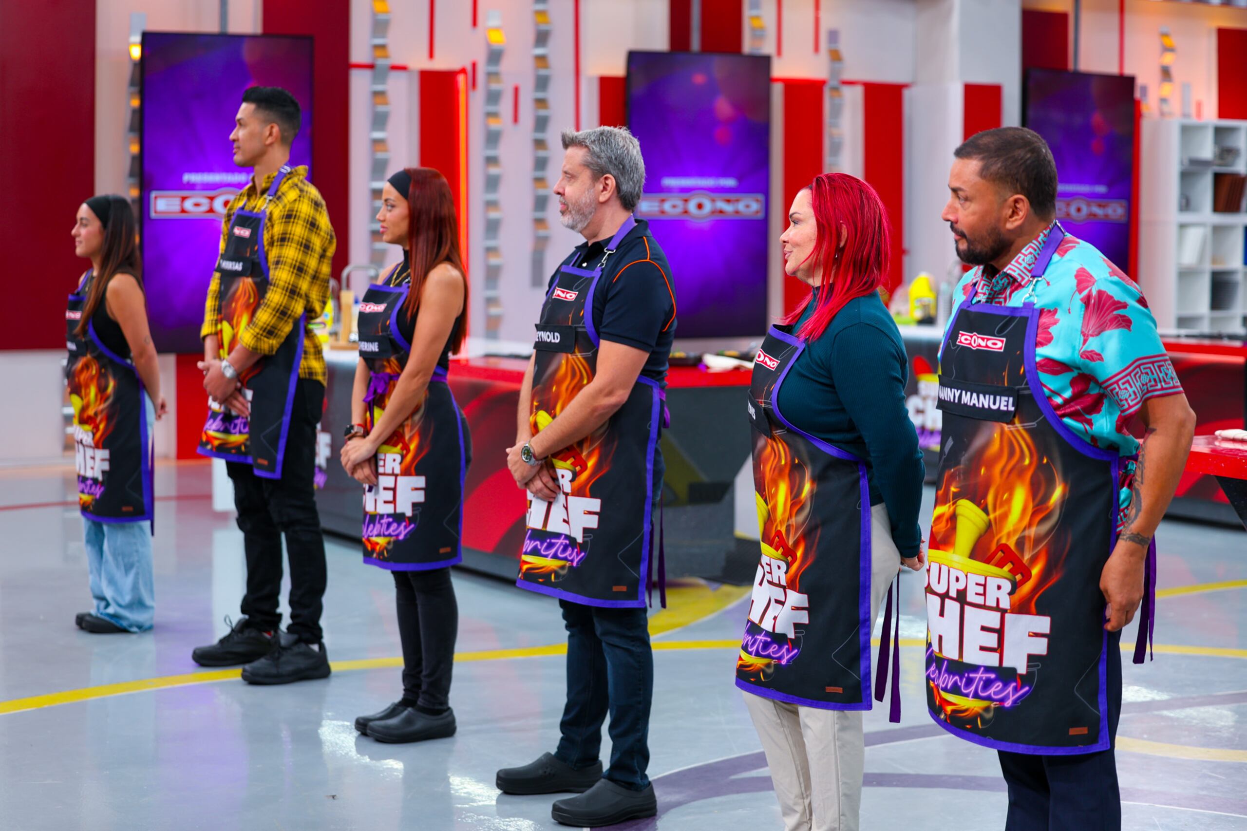 El primer grupo de celebridades se da a conocer en el "reality" culinario de Wapa TV.