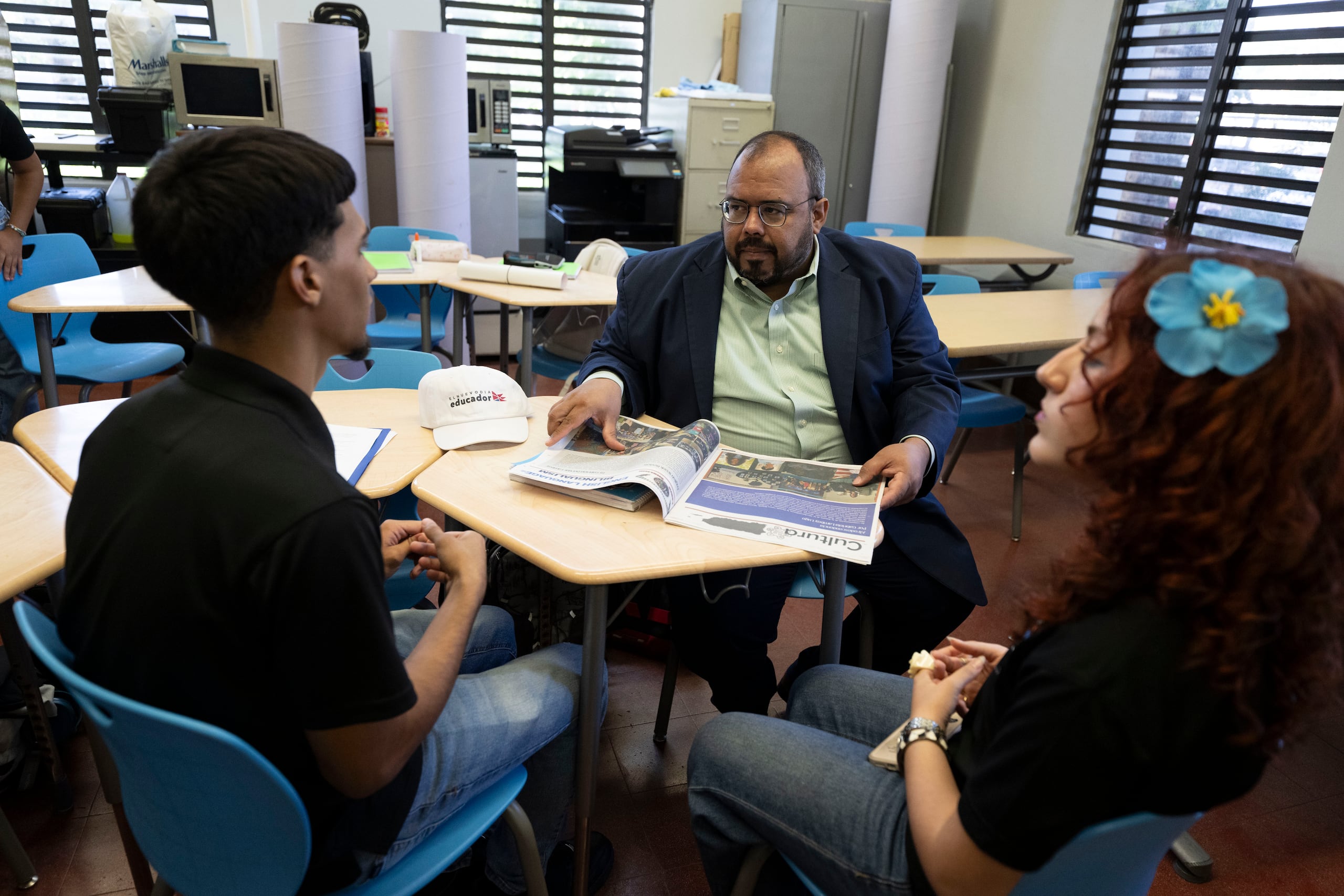 El secretario de Educación, Eliezer Ramos Parés, destacó la importante de que los padres sean parte de la vida escolar de los estudiantes. FOTO POR: Carlos Rivera Giusti/GFR Media