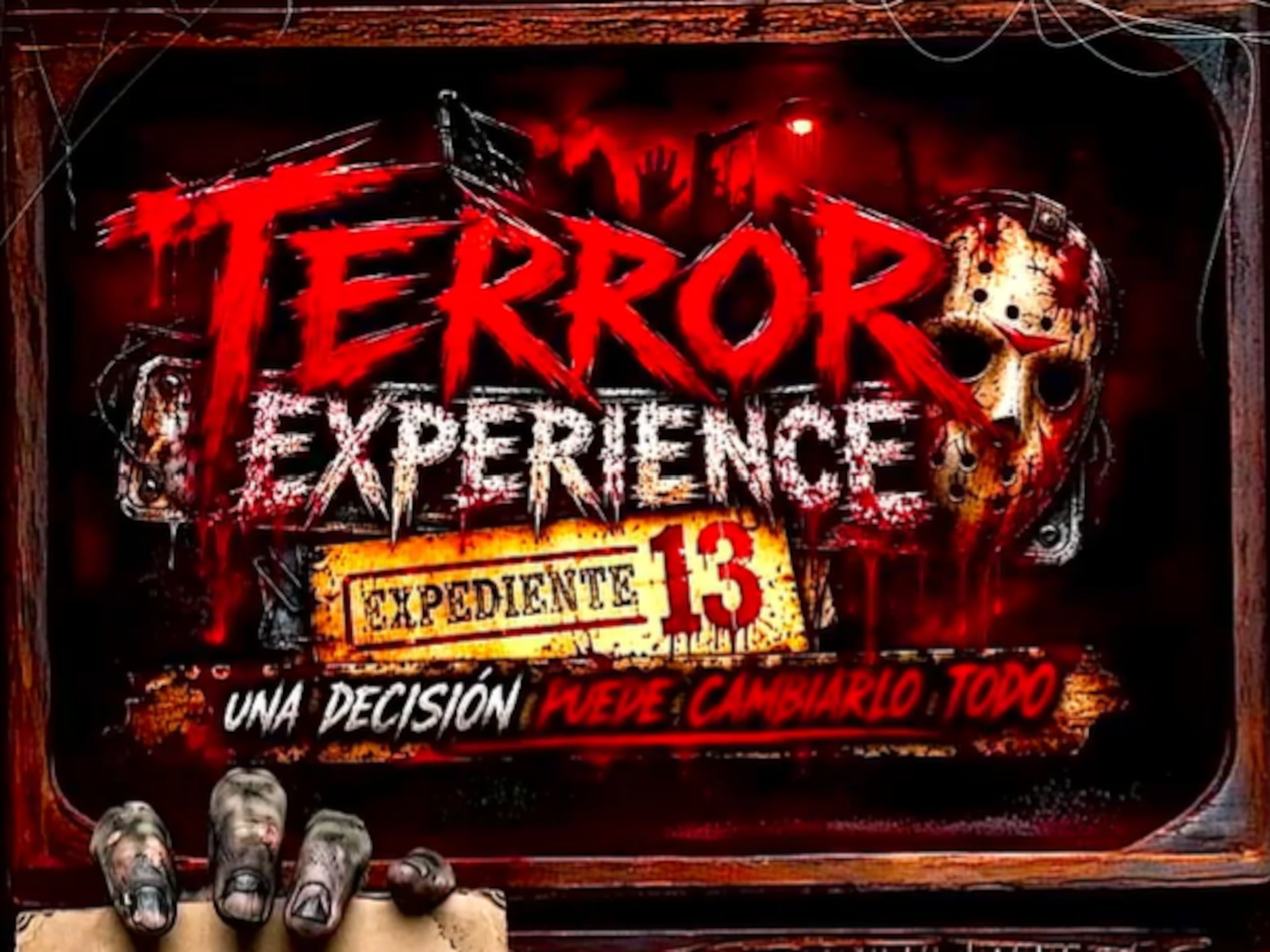 Promoción del evento “Terror Experience: Expediente 13”, que realizará la Comisión para la Seguridad en el Tránsito.