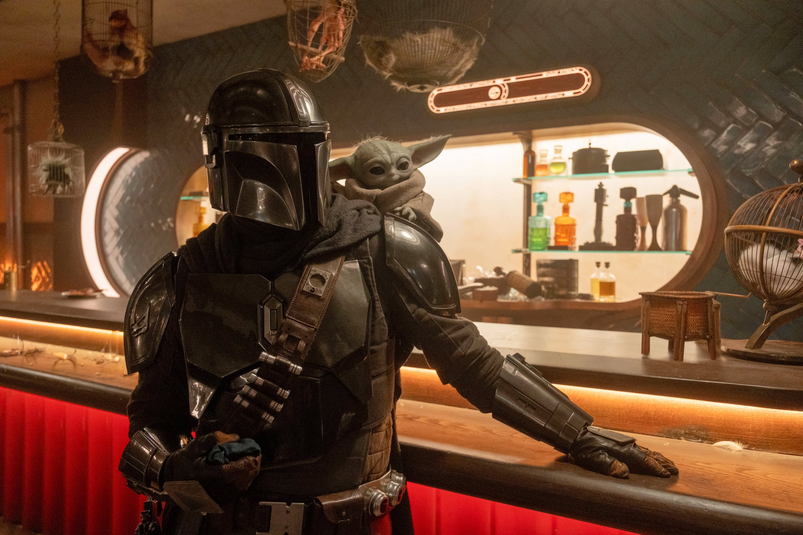 Escena de la película "Star Wars: The Mandalorian and Grogu." (Nicola Goode/Lucasfilm Ltd. - Disney via AP)