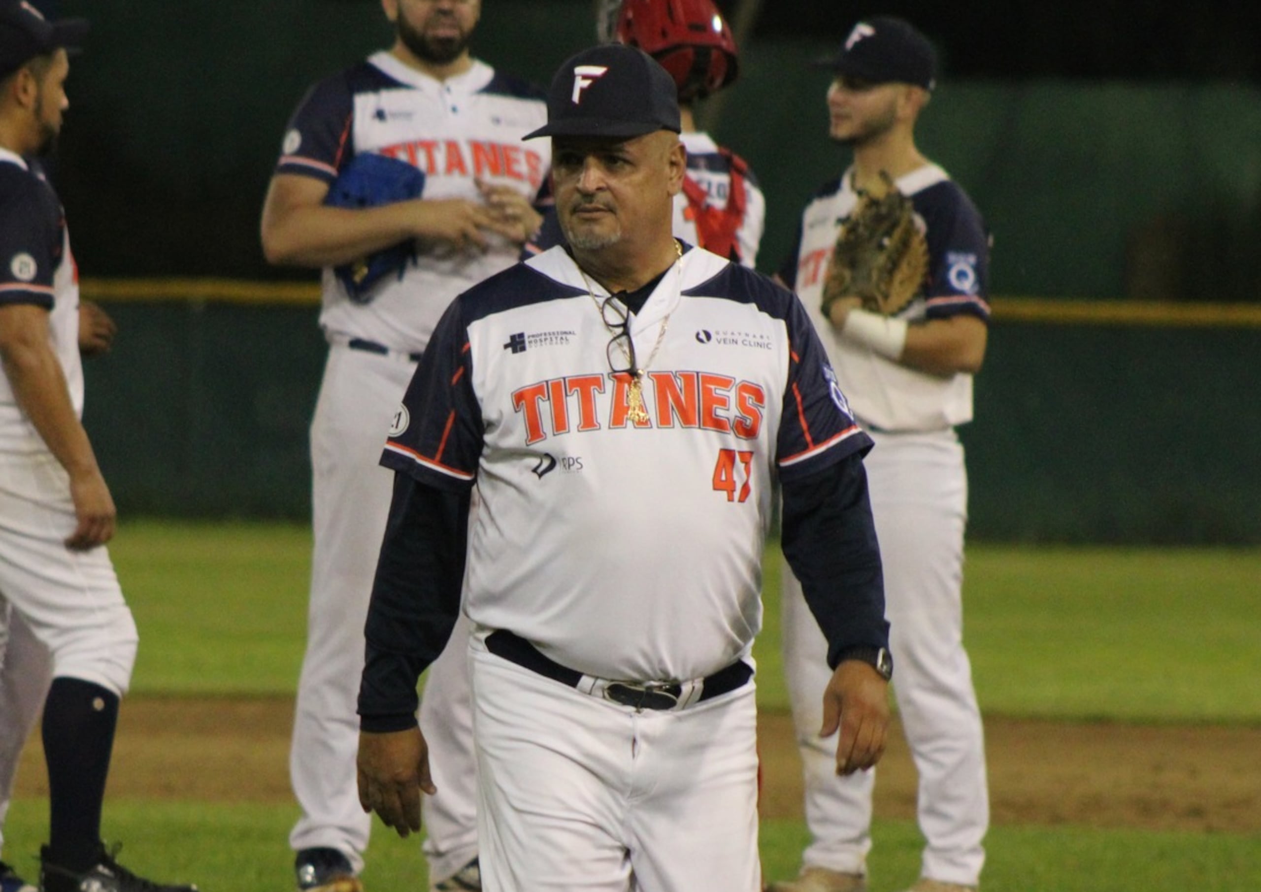 El dirigente de los Titanes de Florida, Ángel "Tony" Vega.