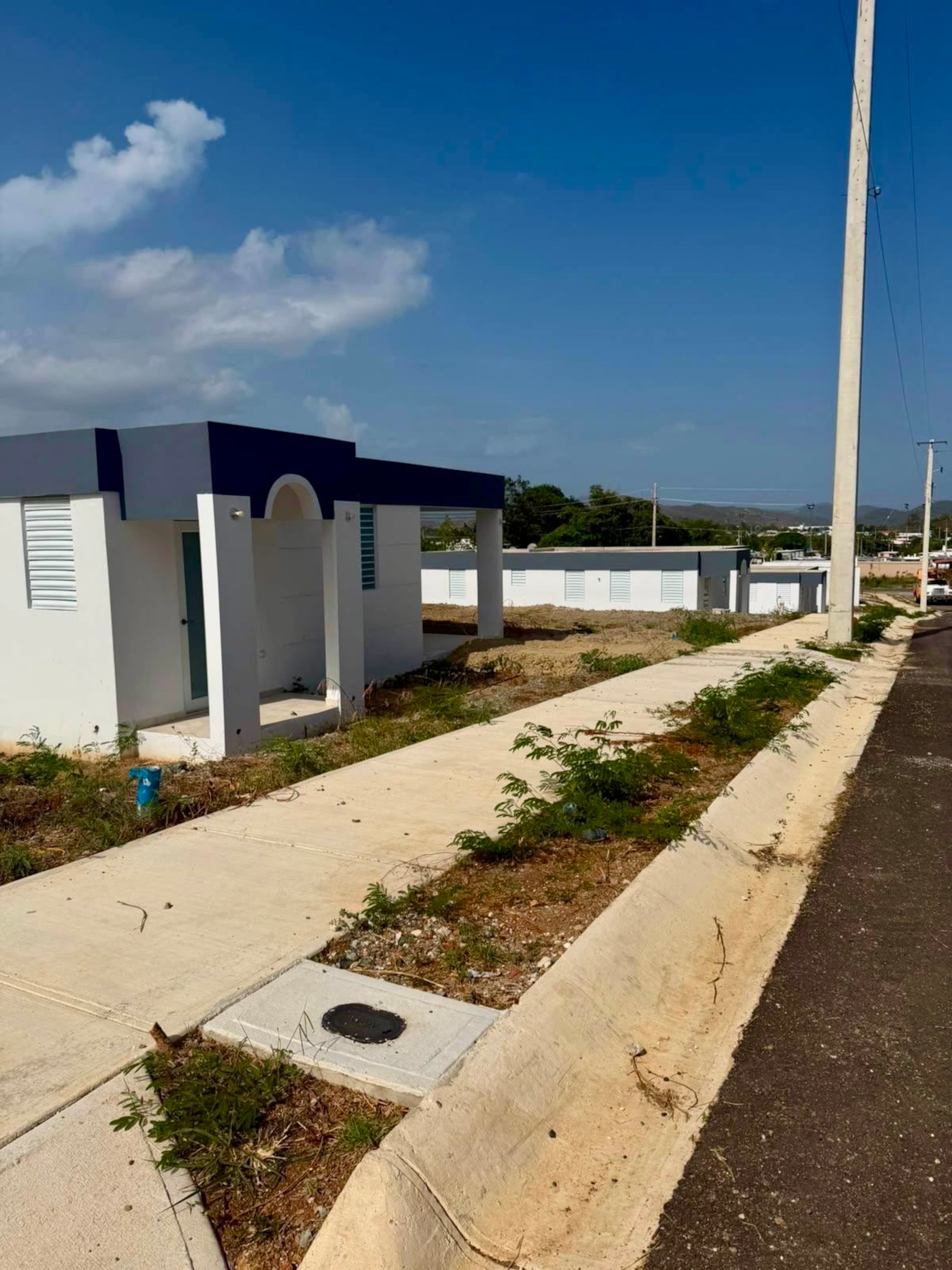 Residencias en el proyecto conocido como urbanización Villa Jireh, en Yauco.