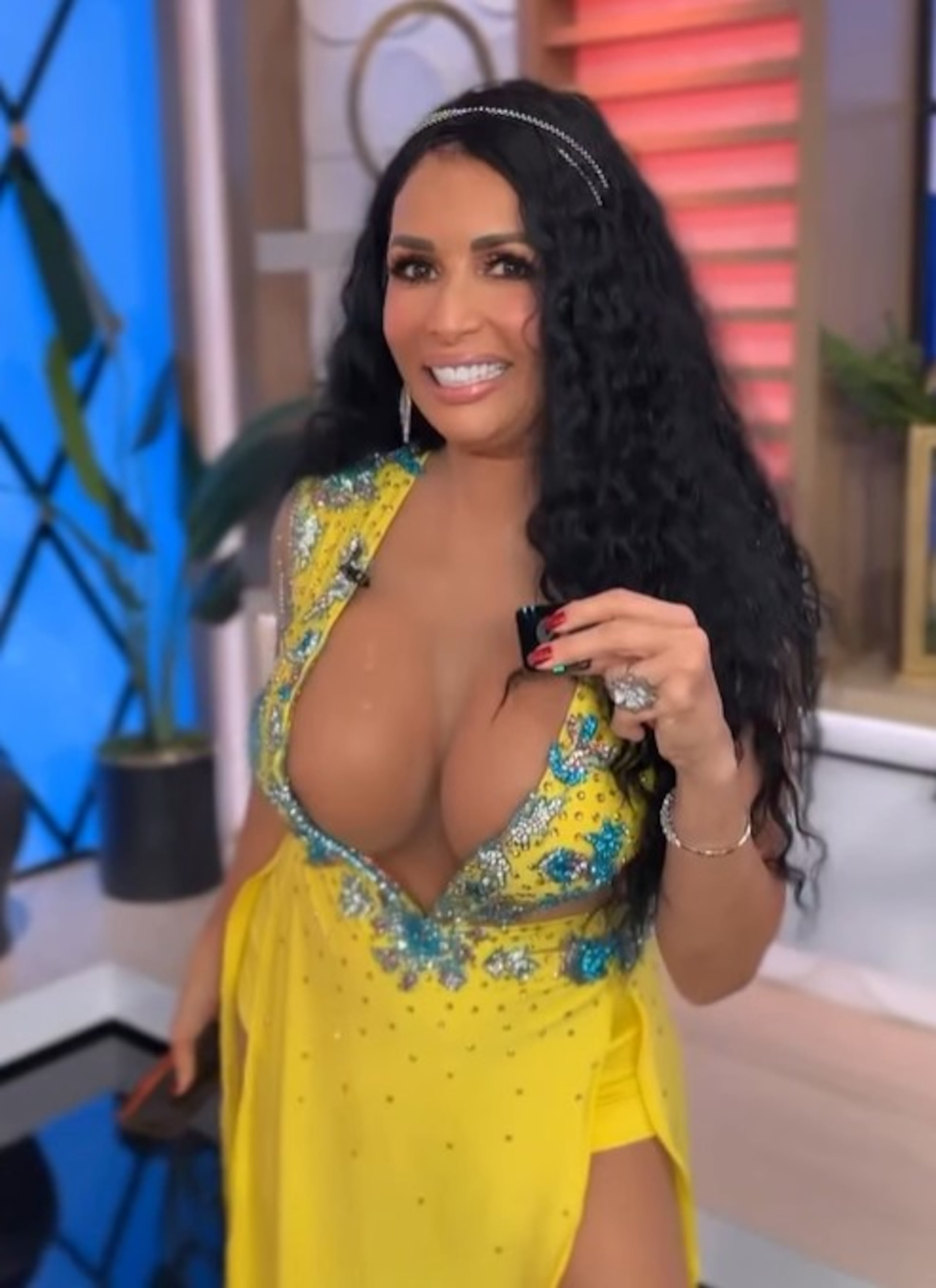 Giselle Blondet caracterizó a Maripily.