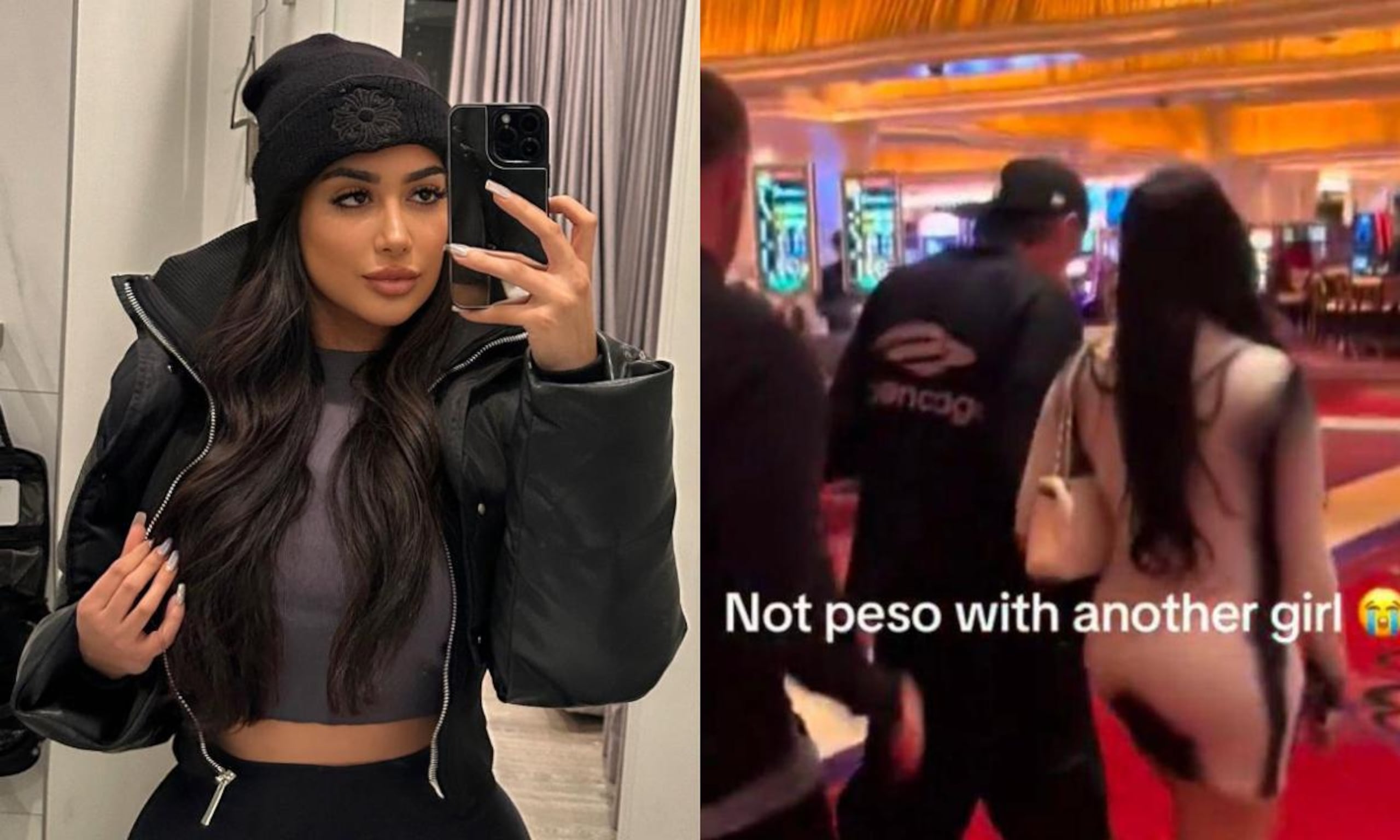 Sonia Sahar, la mujer que estaría con Peso Pluma en Las Vegas.