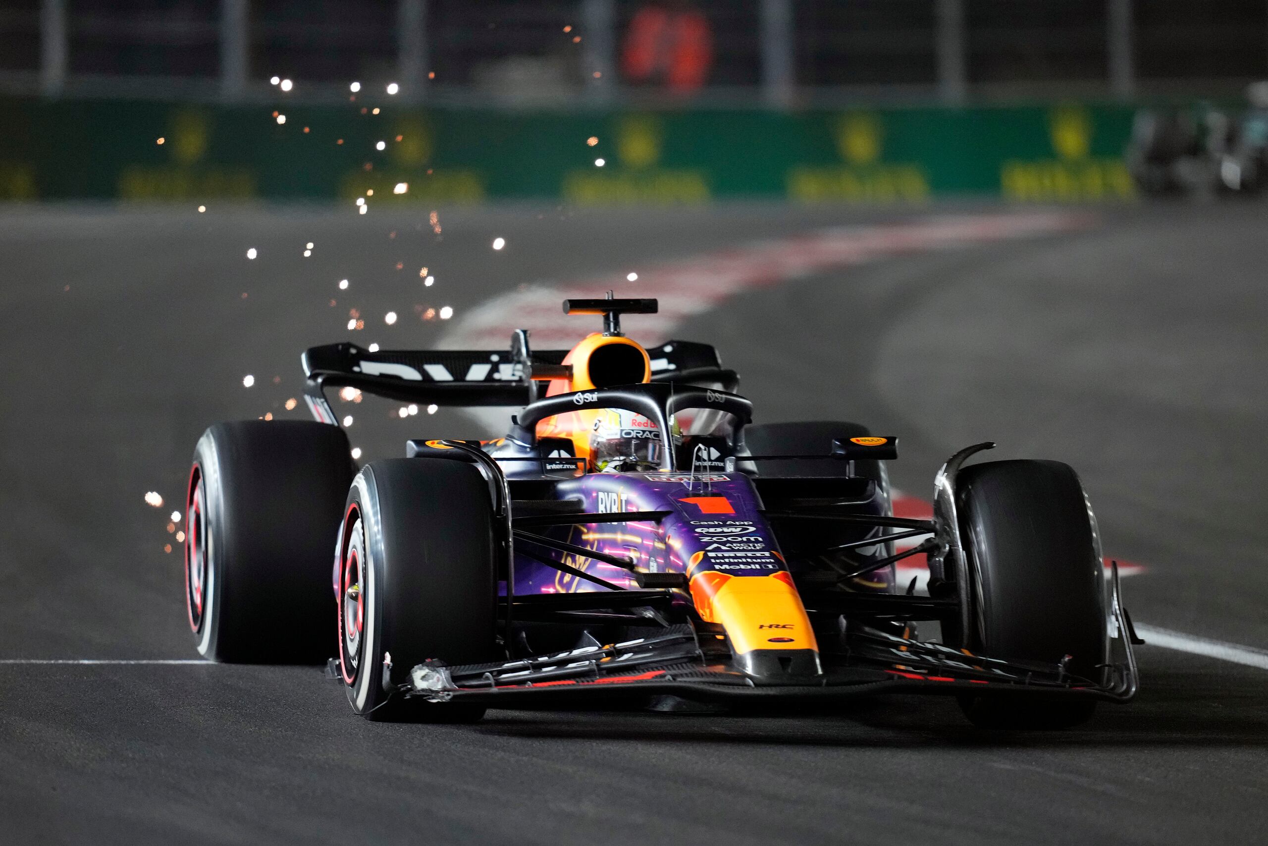 Max Verstappen, de Red Bull, durante el Gran Premio de Las Vegas.