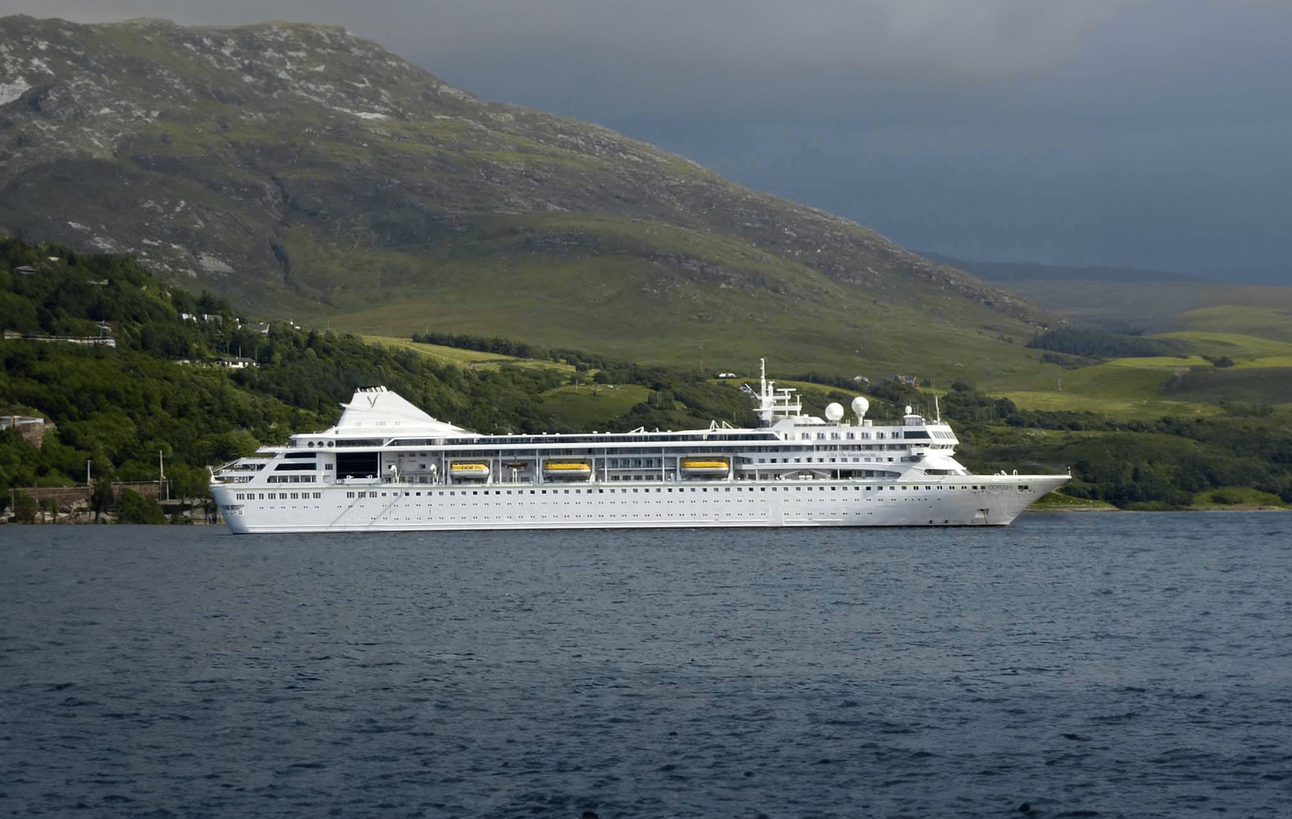 El crucero Villa Vie Odyssey.