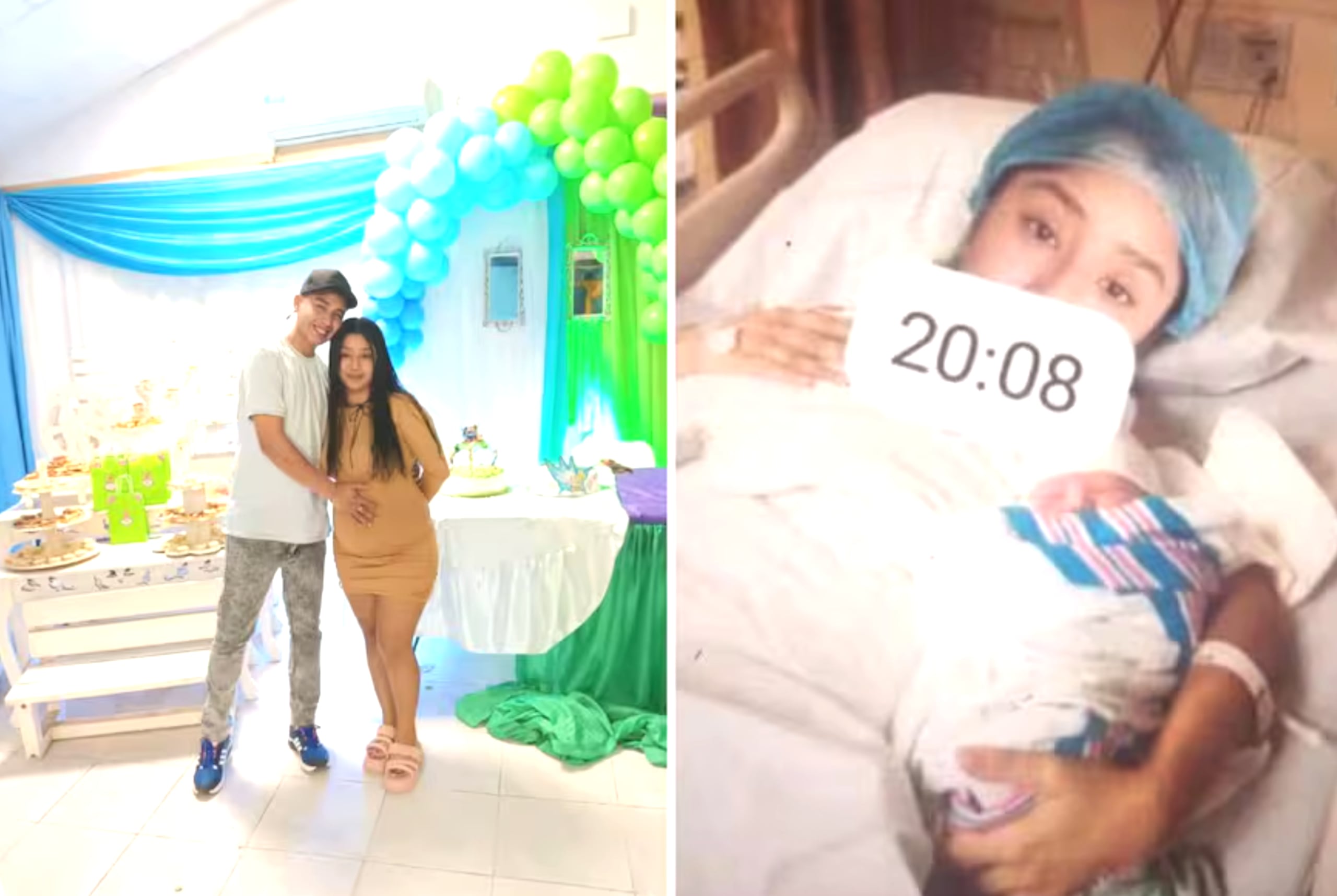 La mujer fingió dar a luz usando unas fotos de Internet.