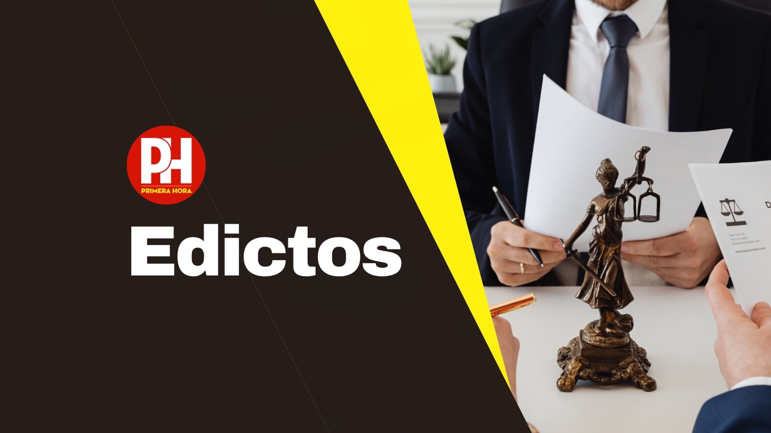 Edictos Primera Hora