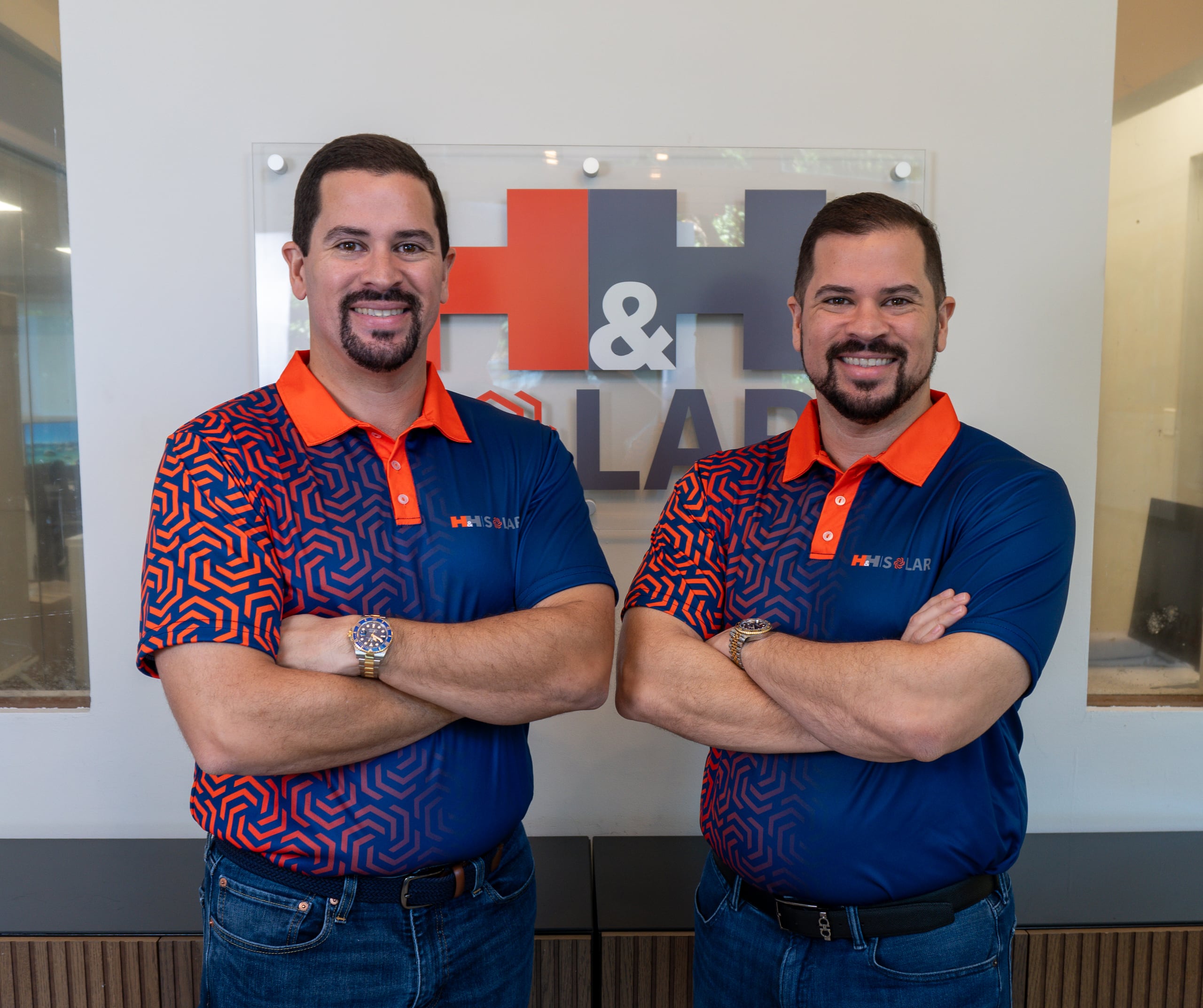 José Hernández y Ramón Hernández, propietarios de H&H Solar.