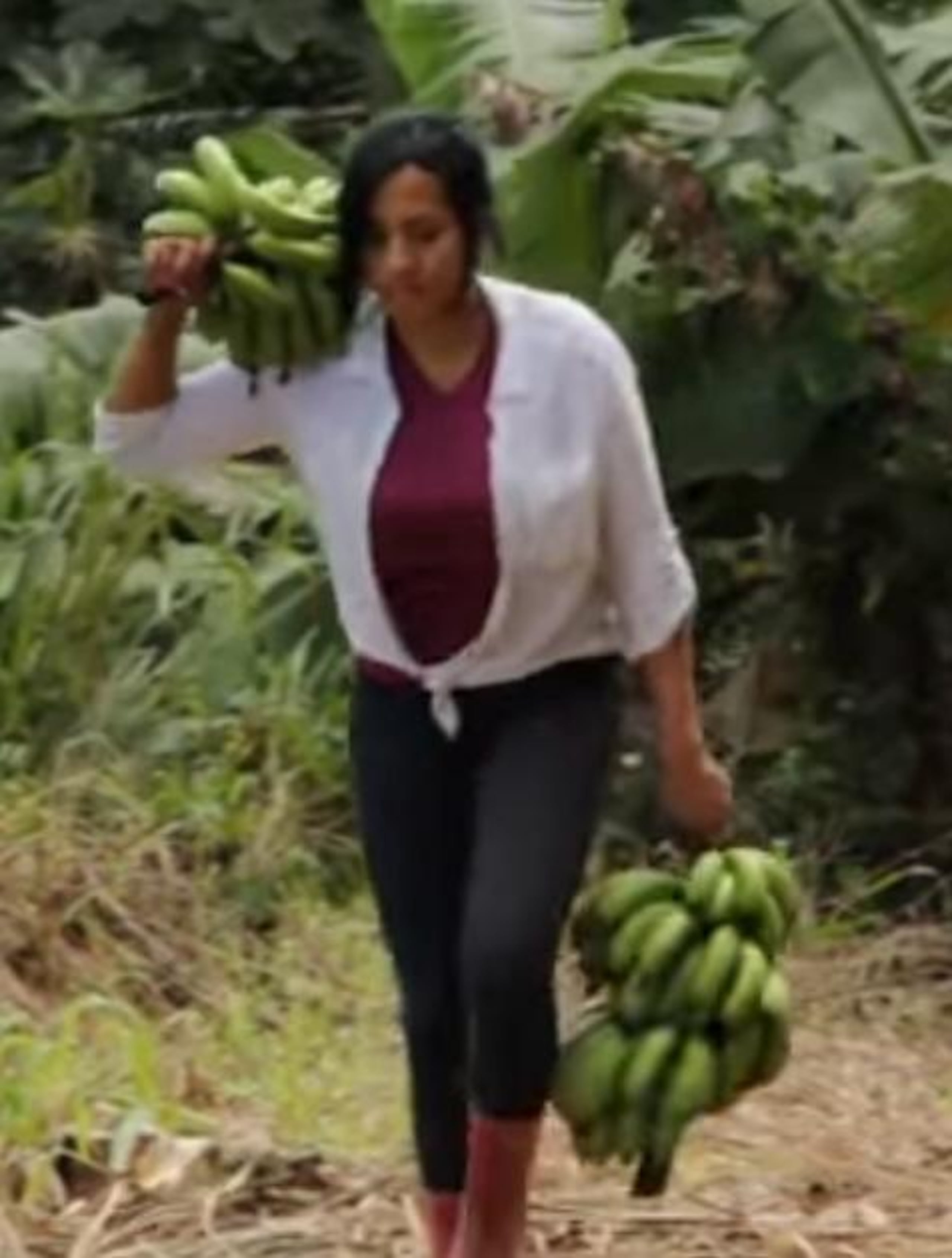 Imagen de la foto que se hizo viral en redes sociales y que formó parte de un vídeo educativo que hizo Stephanie Rodríguez en 2016 para los documentalistas Juanma Pagán y Mariolga Reyes, creadores de "Serán las dueñas de la tierra".