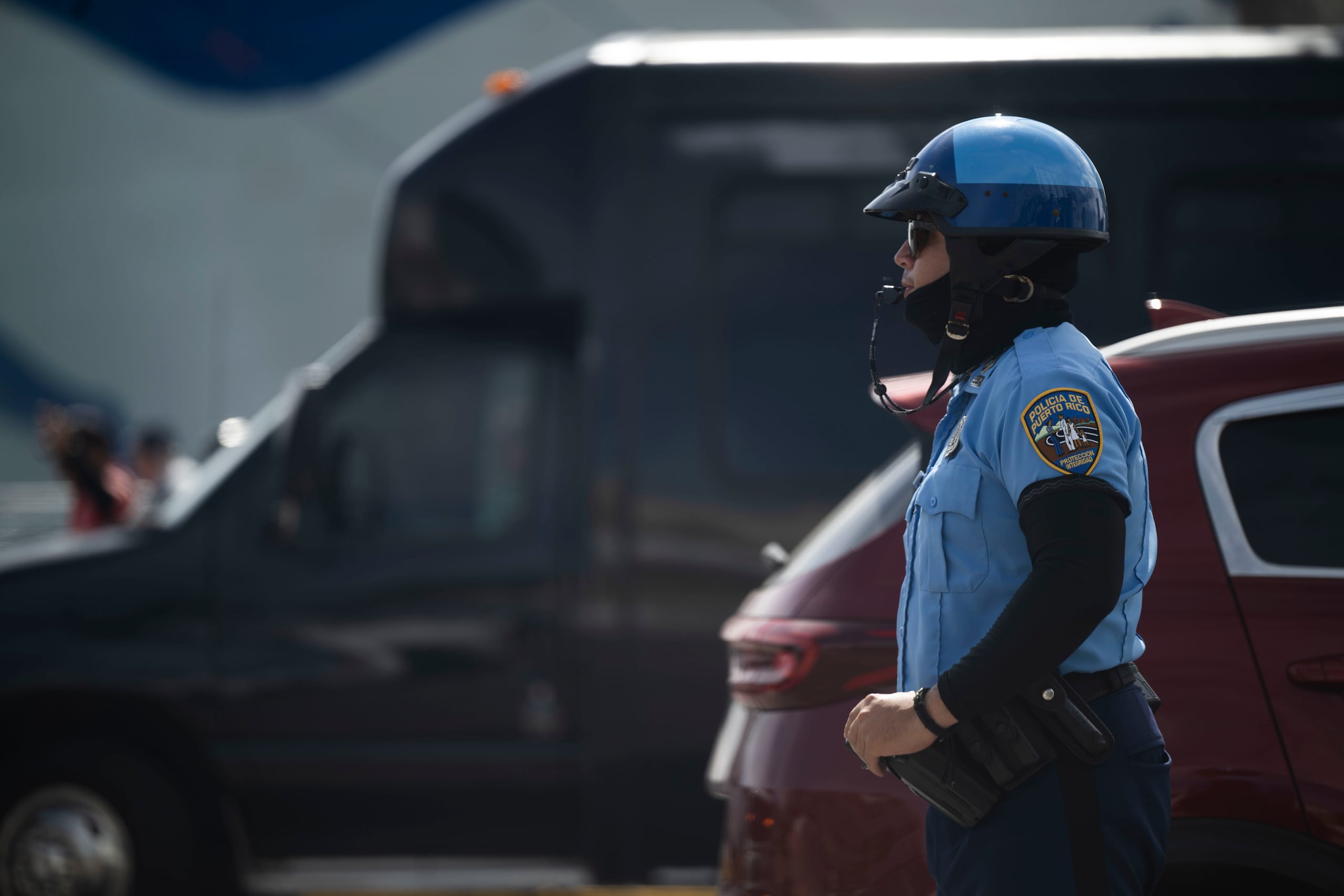 El hombre fue capturado por agentes de la Unidad Motorizada cuando huía a pie.