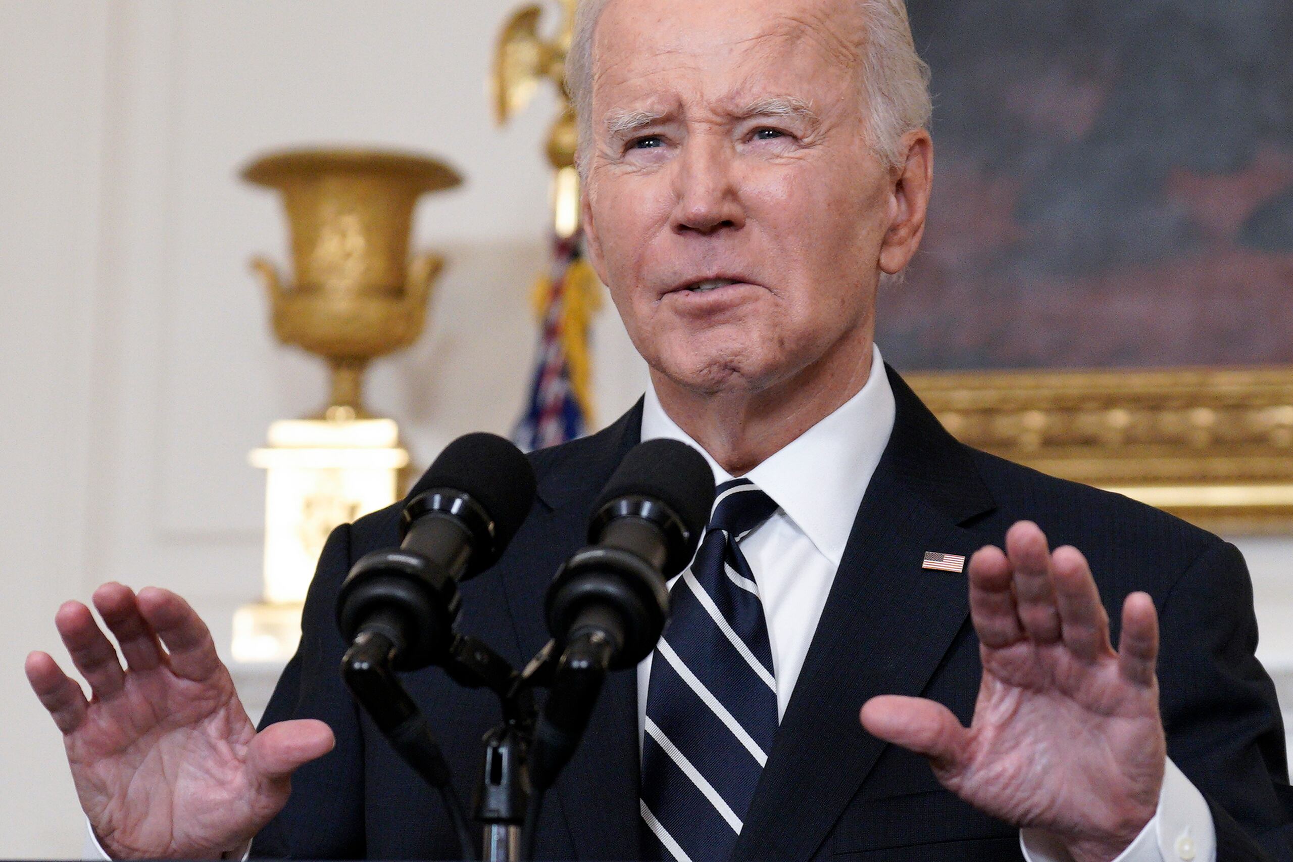El Presidente de los Estados Unidos, Joe Biden (EFE/EPA/Yuri Gripas / POOL)