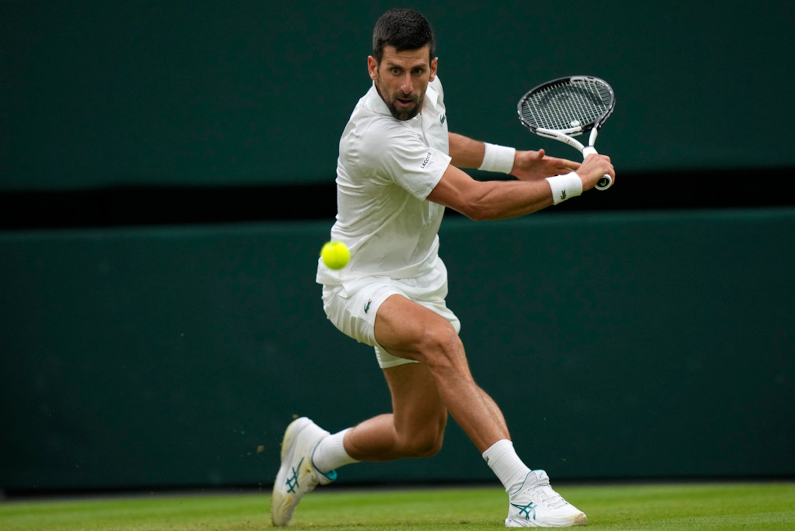 Novak Djokovic ha estado invencible en Wimbledon durante los pasados años.