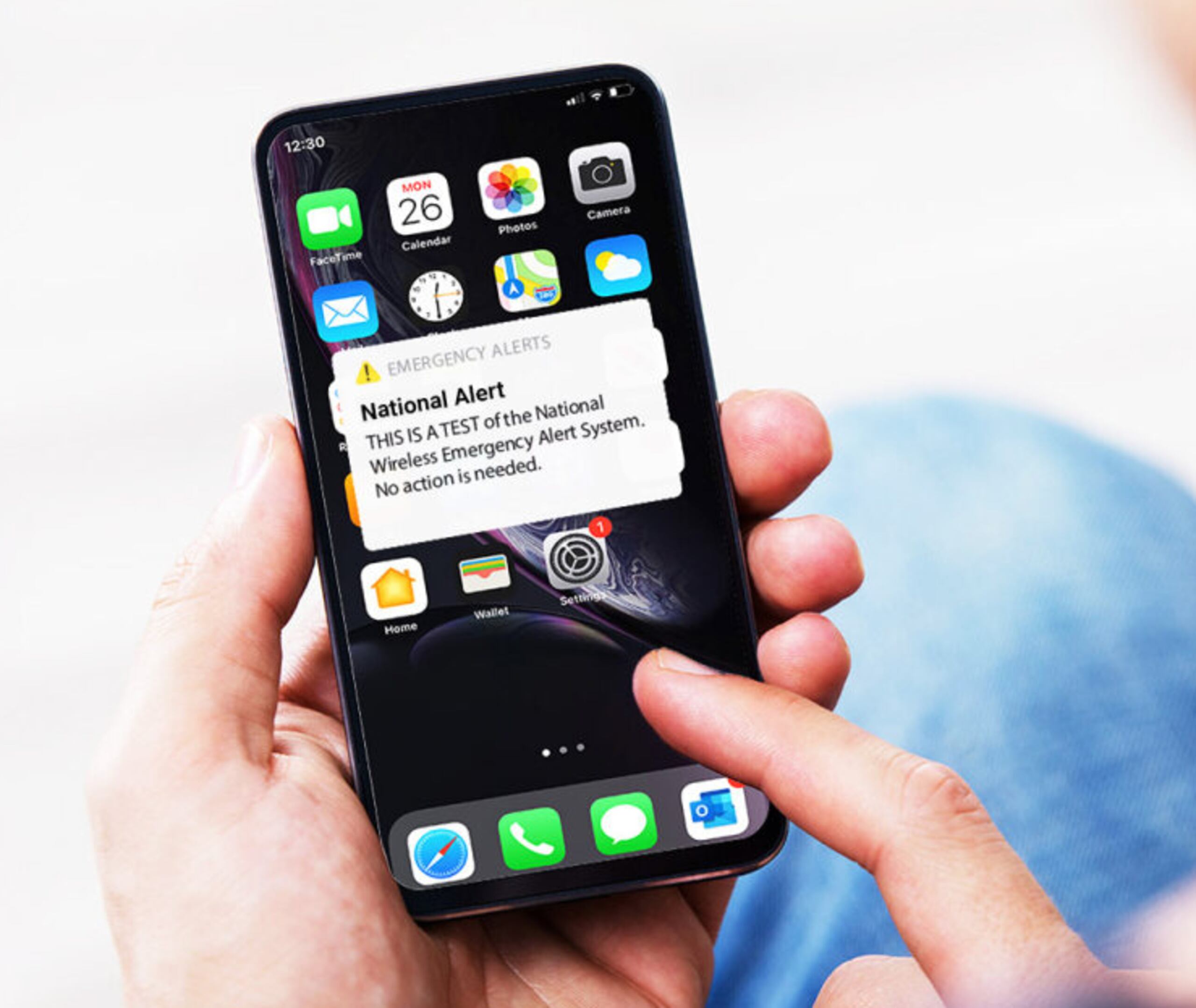 El mensaje que debe recibirse una sola vez en los celulares expresará en inglés: “THIS IS A TEST of the National Wireless Emergency Alert System. No action is needed”.