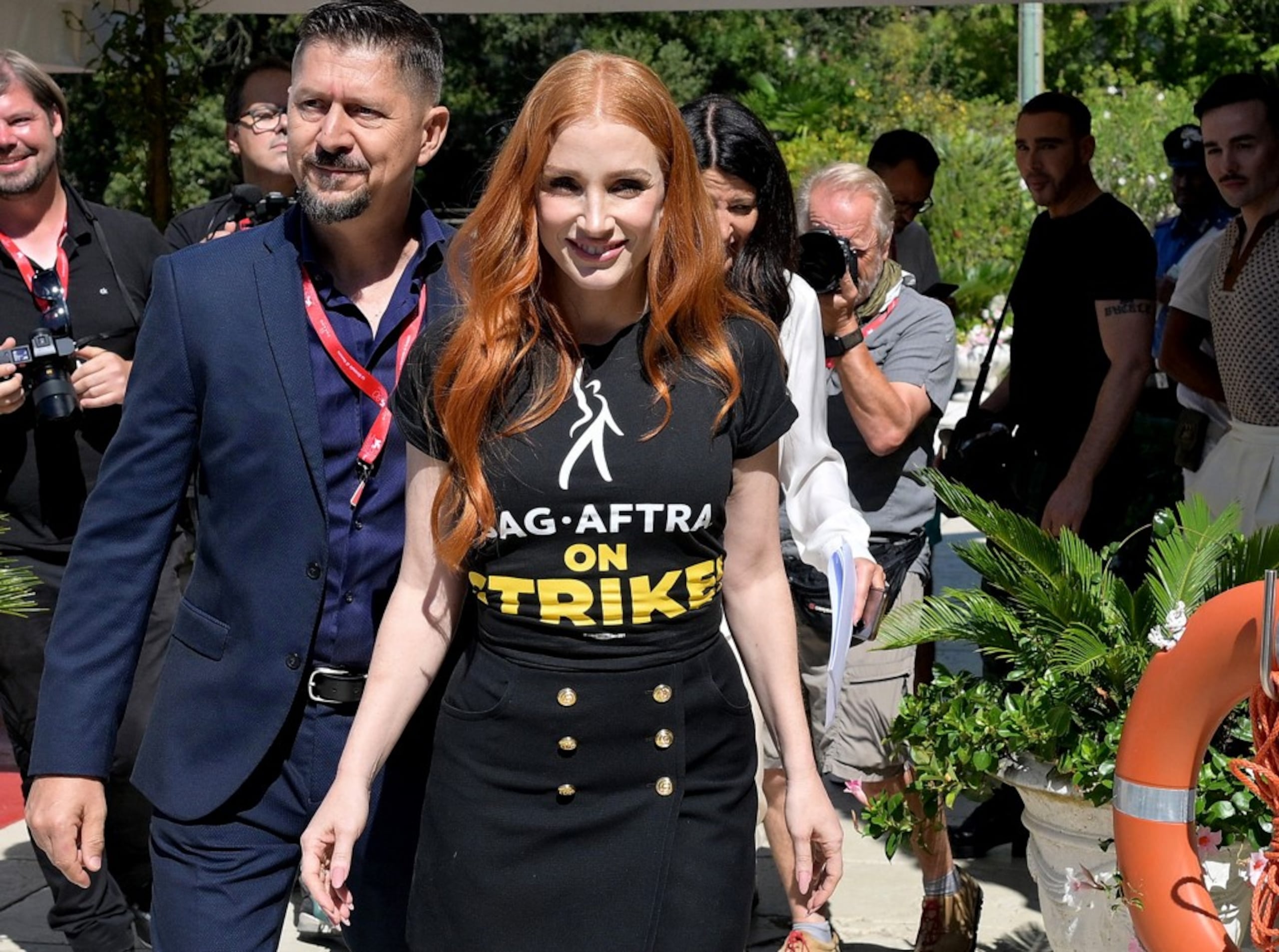 La artista aclaró que el sindicato SAG-AFTRA respeta los acuerdos con productoras independientes para participar en eventos como este festival.