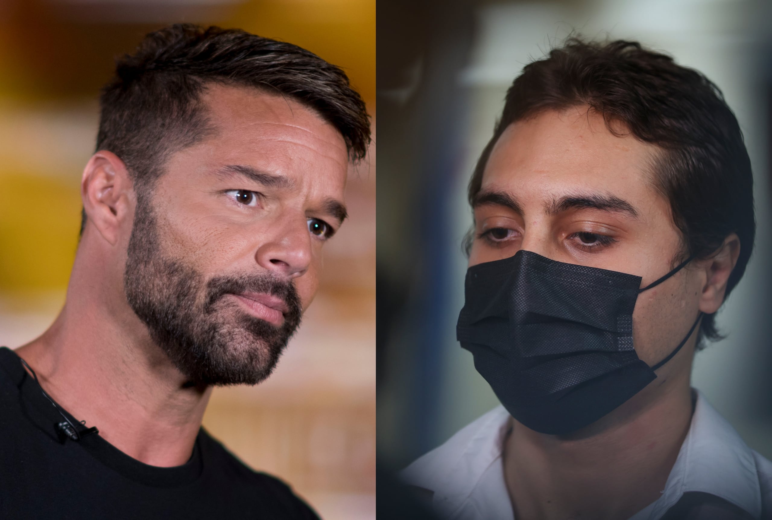 Ricky Martin y Dennis Sánchez Martin. (Archivo / GFR Media)