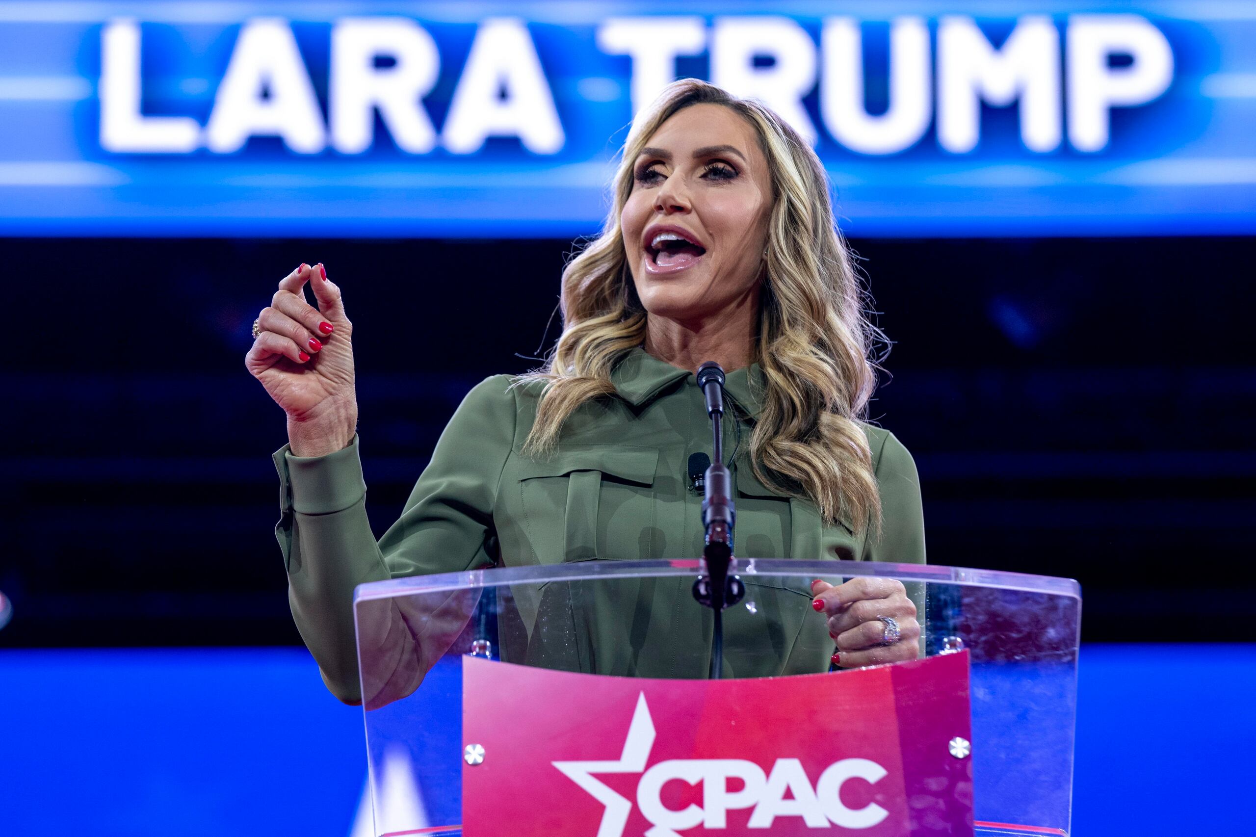 Lara Trump, nuera del presidente electo de Estados Unidos, Donald Trump, en una foto de archivo.