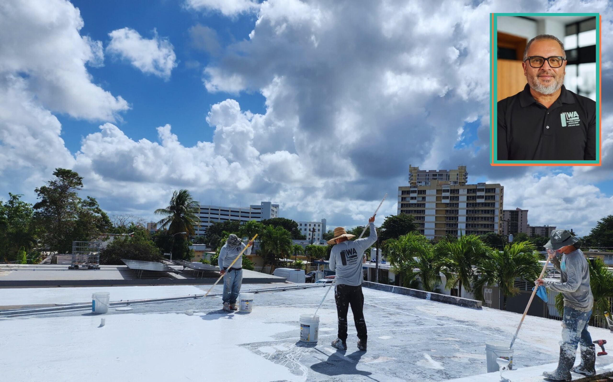 William Agosto, dueño y presidente de WA Roofing Expert Consultant, LLC.